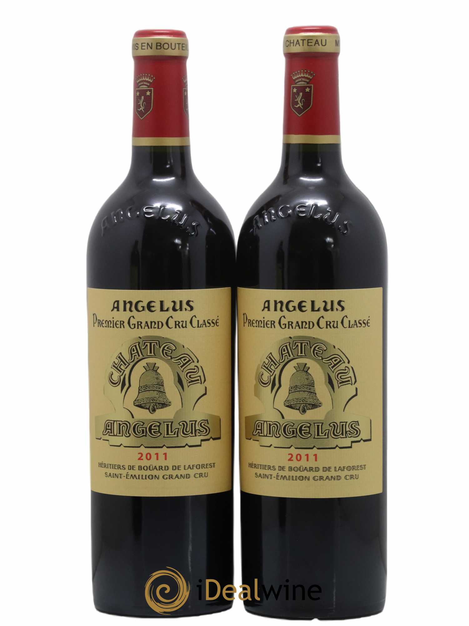 Château Angélus 1er Grand Cru Classé A 2011 - Lot de 2 bouteilles - 0