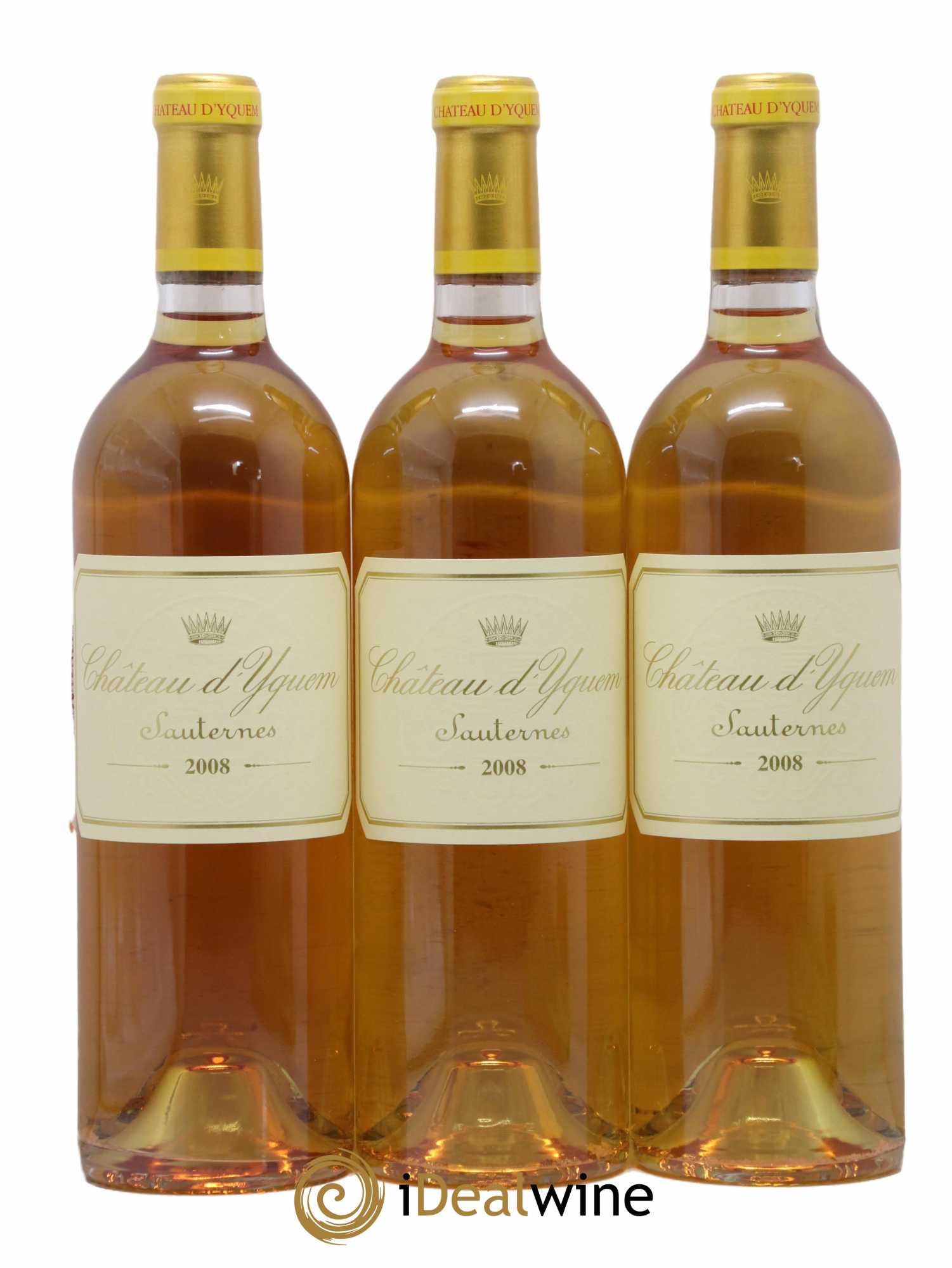 Château d' Yquem 1er Cru Classé Supérieur 2008 - Lotto di 3 bottiglie - 0