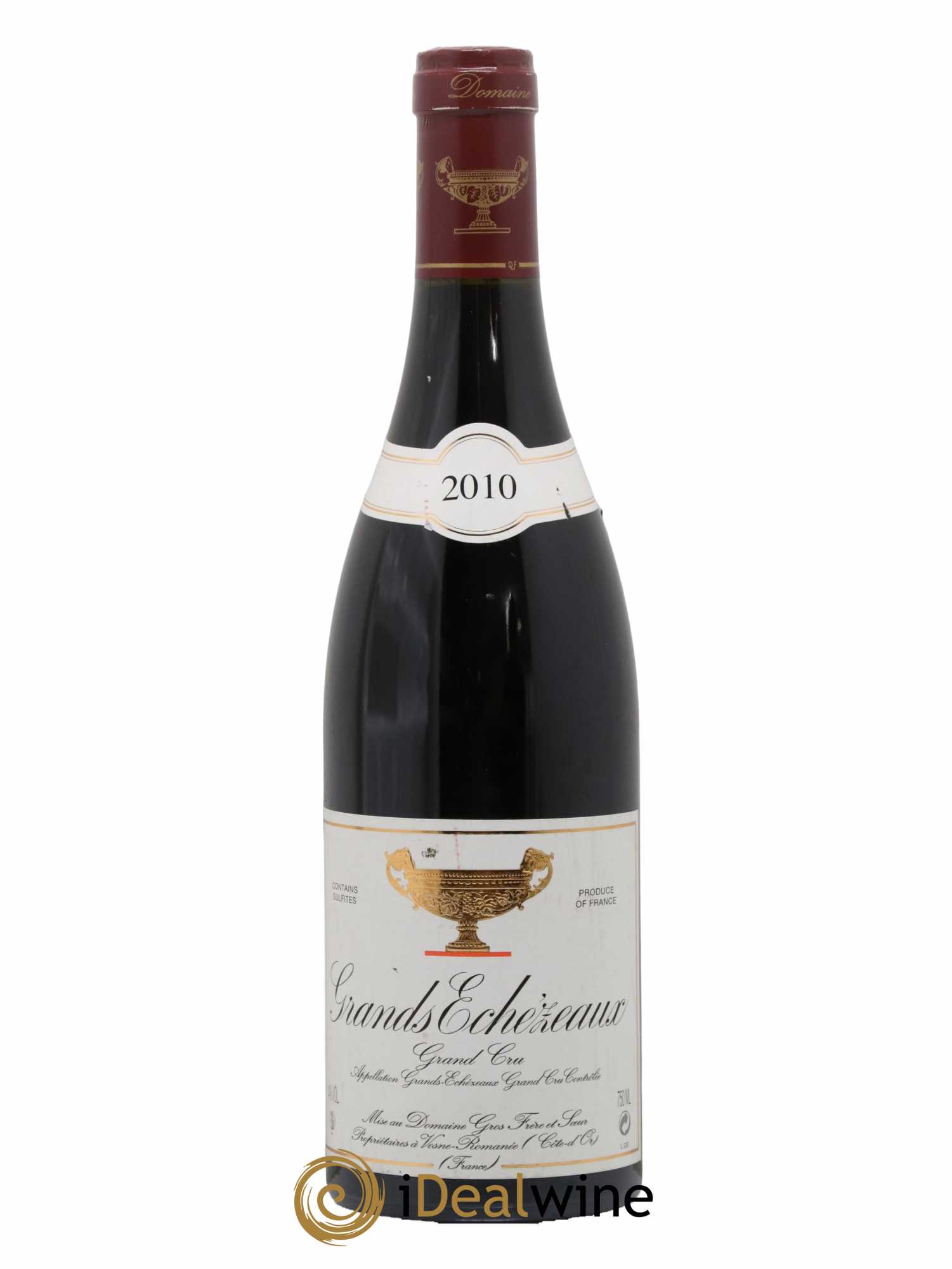 Grands-Echezeaux Grand Cru Gros Frère & Soeur 2010 - Lot de 1 bouteille - 0