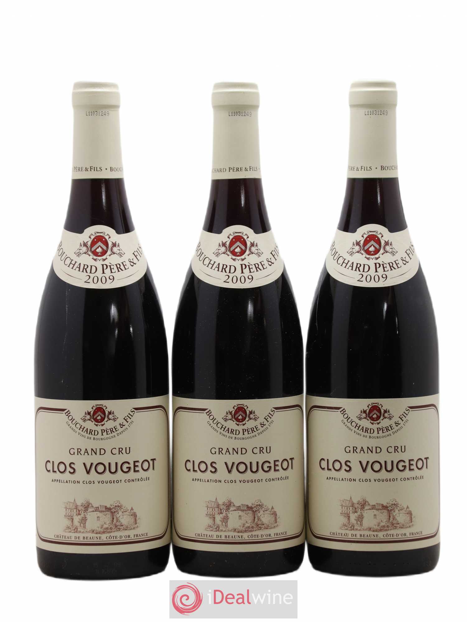 Clos de Vougeot Grand Cru Bouchard Père & Fils 2009 - Lot de 6 bouteilles - 3