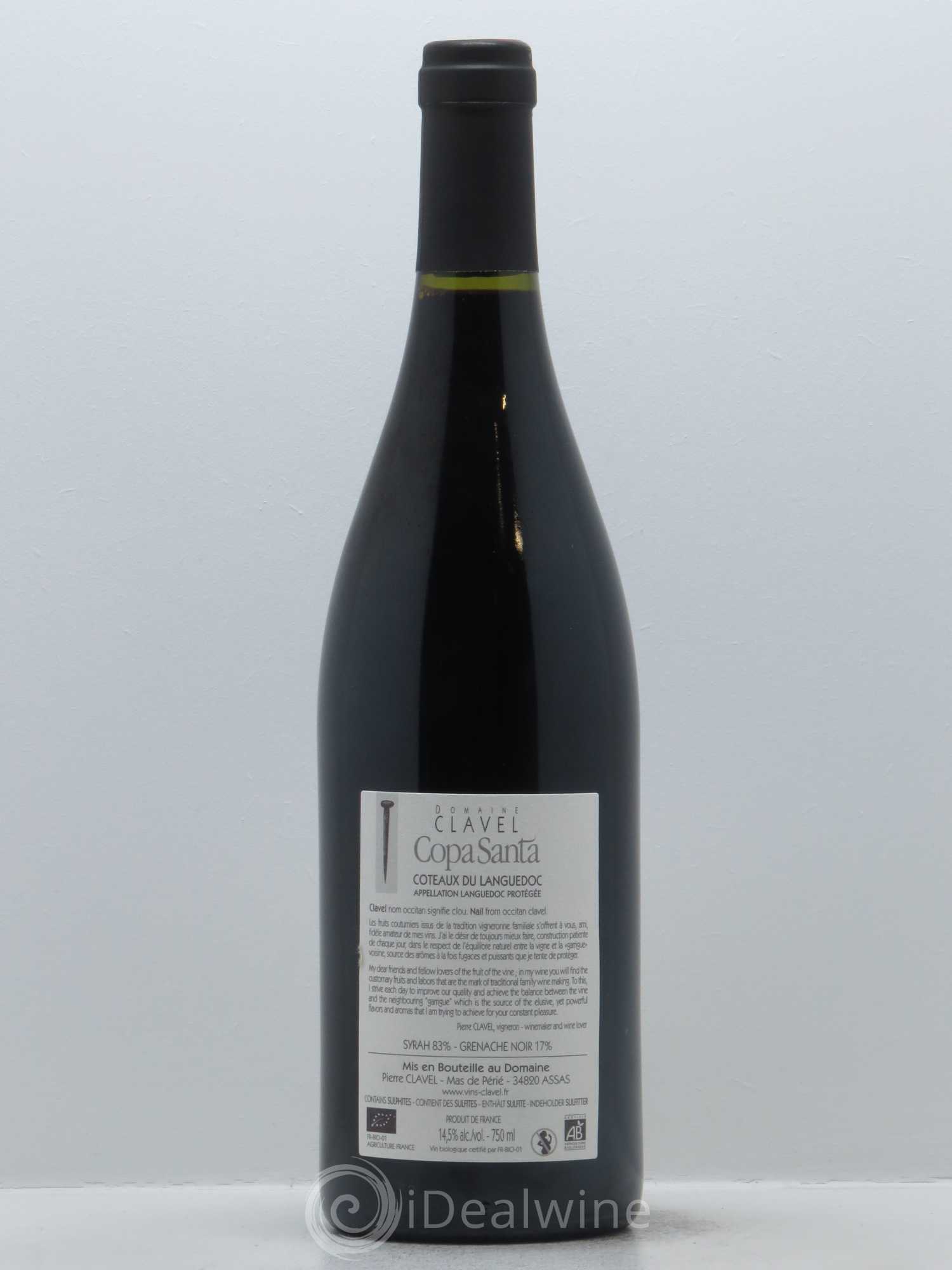 Coteaux du Languedoc Copa Santa Pierre Clavel 2014 - Lot de 1 bouteille - 1