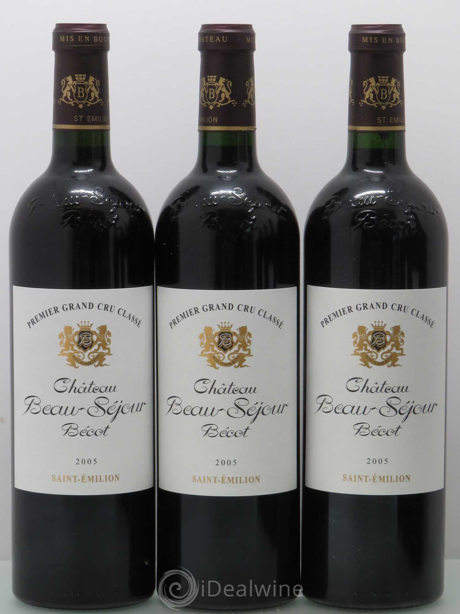Château Beau-Séjour Bécot 1er Grand Cru Classé B 2005 - Lot de 12 bouteilles - 2