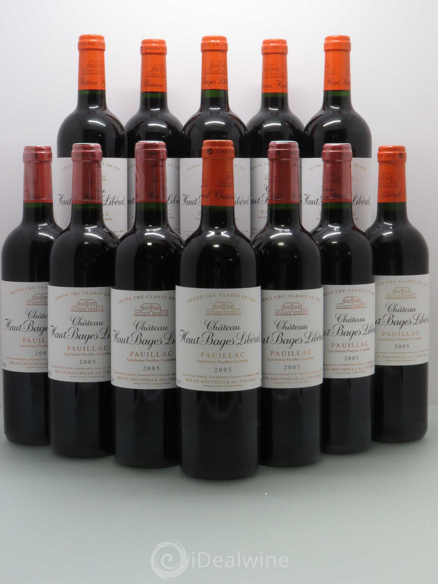 Château Haut Bages Libéral 5ème Grand Cru Classé 2005 - Lot de 12 bouteilles - 0