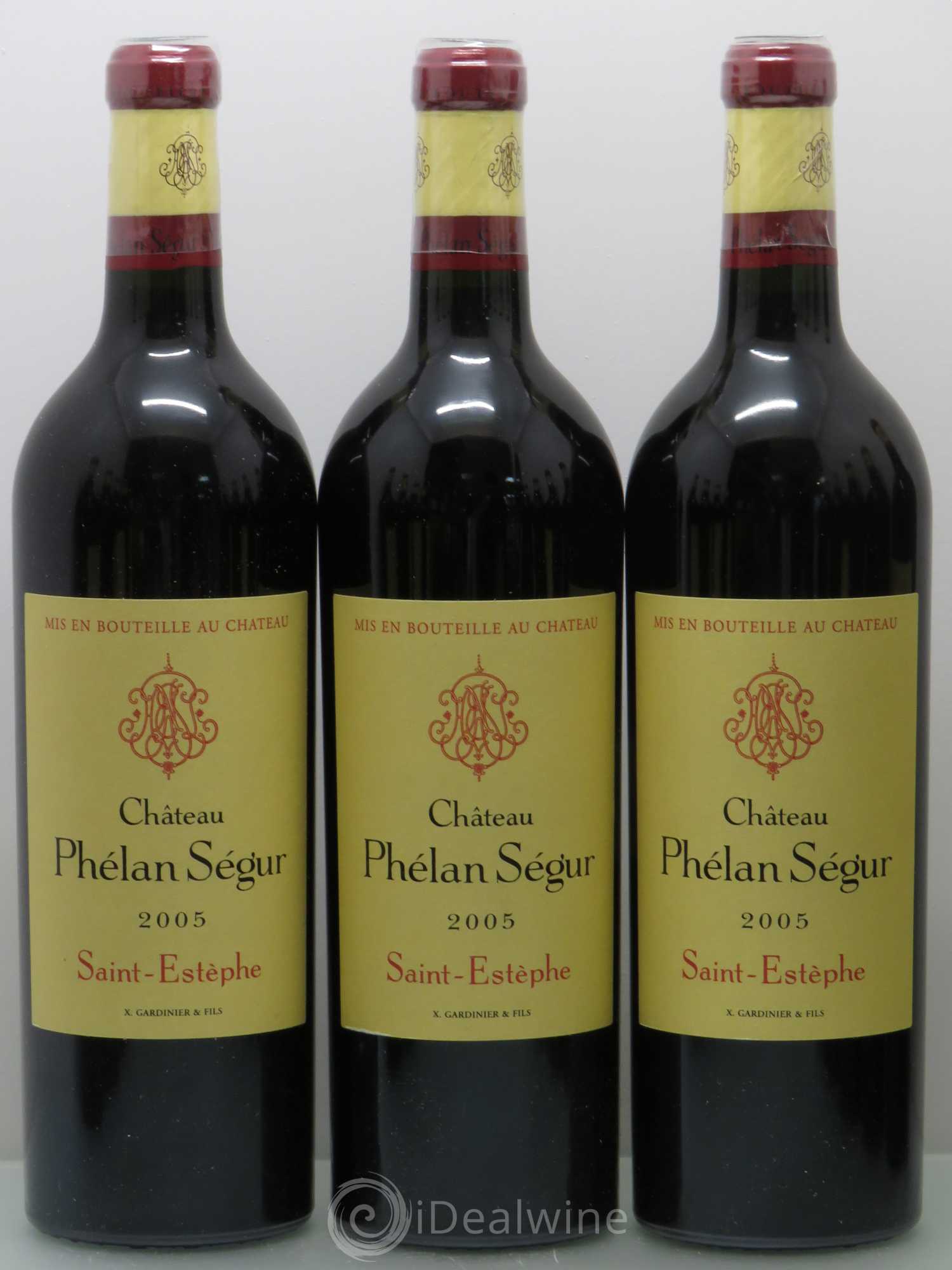 Château Phélan Ségur 2005 - Lot de 12 bouteilles - 1