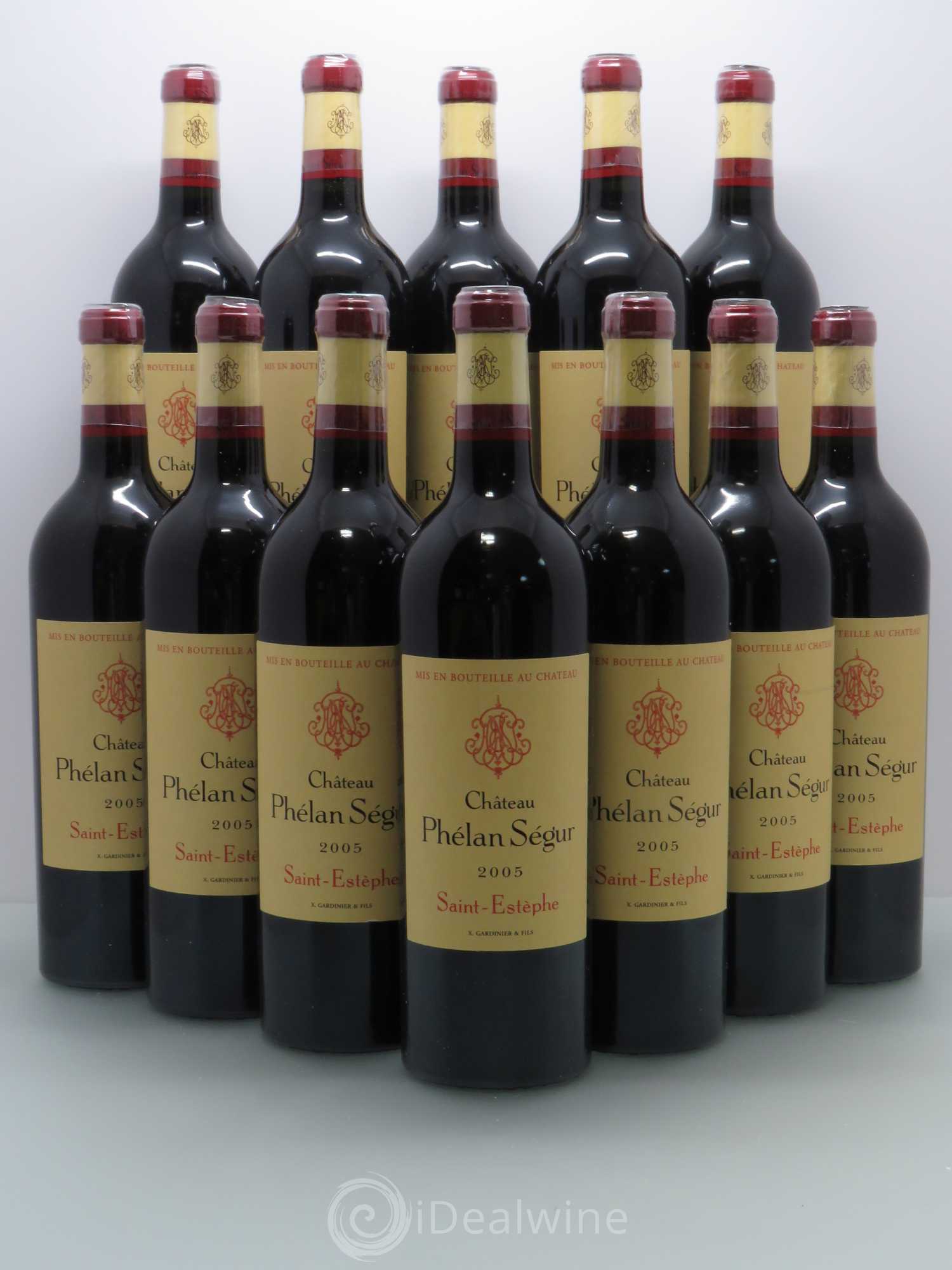 Château Phélan Ségur 2005 - Lot de 12 bouteilles - 0