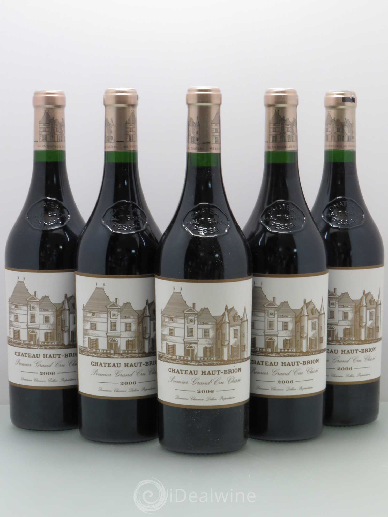 Château Haut Brion 1er Grand Cru Classé 2006 - Lot de 5 bouteilles - 0