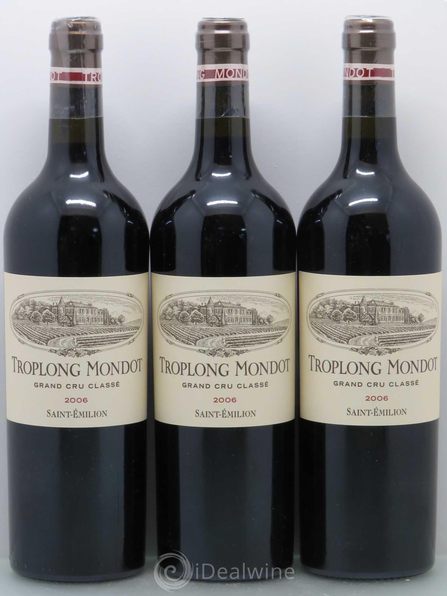 Château Troplong Mondot 1er Grand Cru Classé B 2006 - Lot de 12 bouteilles - 3