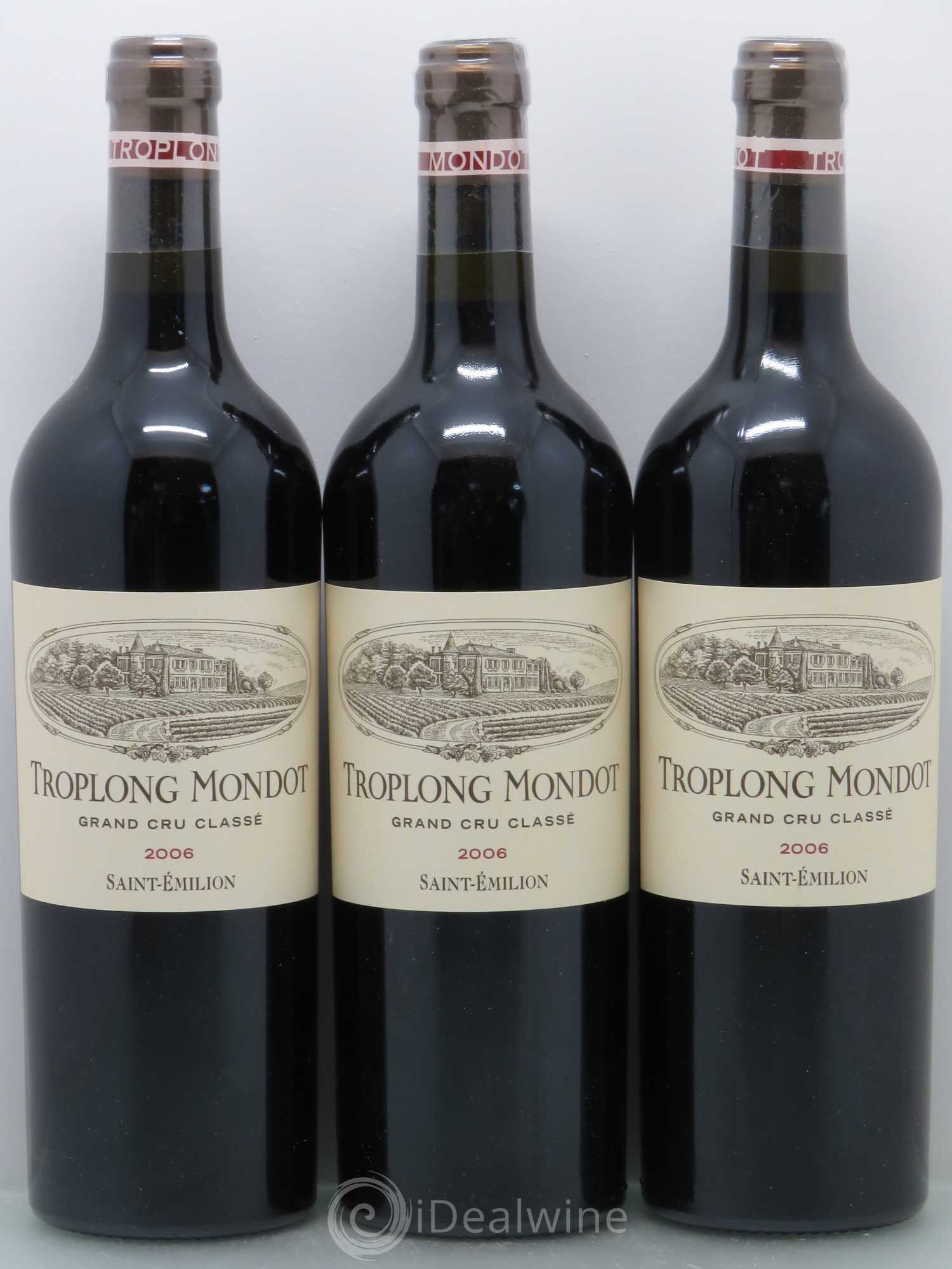 Château Troplong Mondot 1er Grand Cru Classé B 2006 - Lot de 12 bouteilles - 4