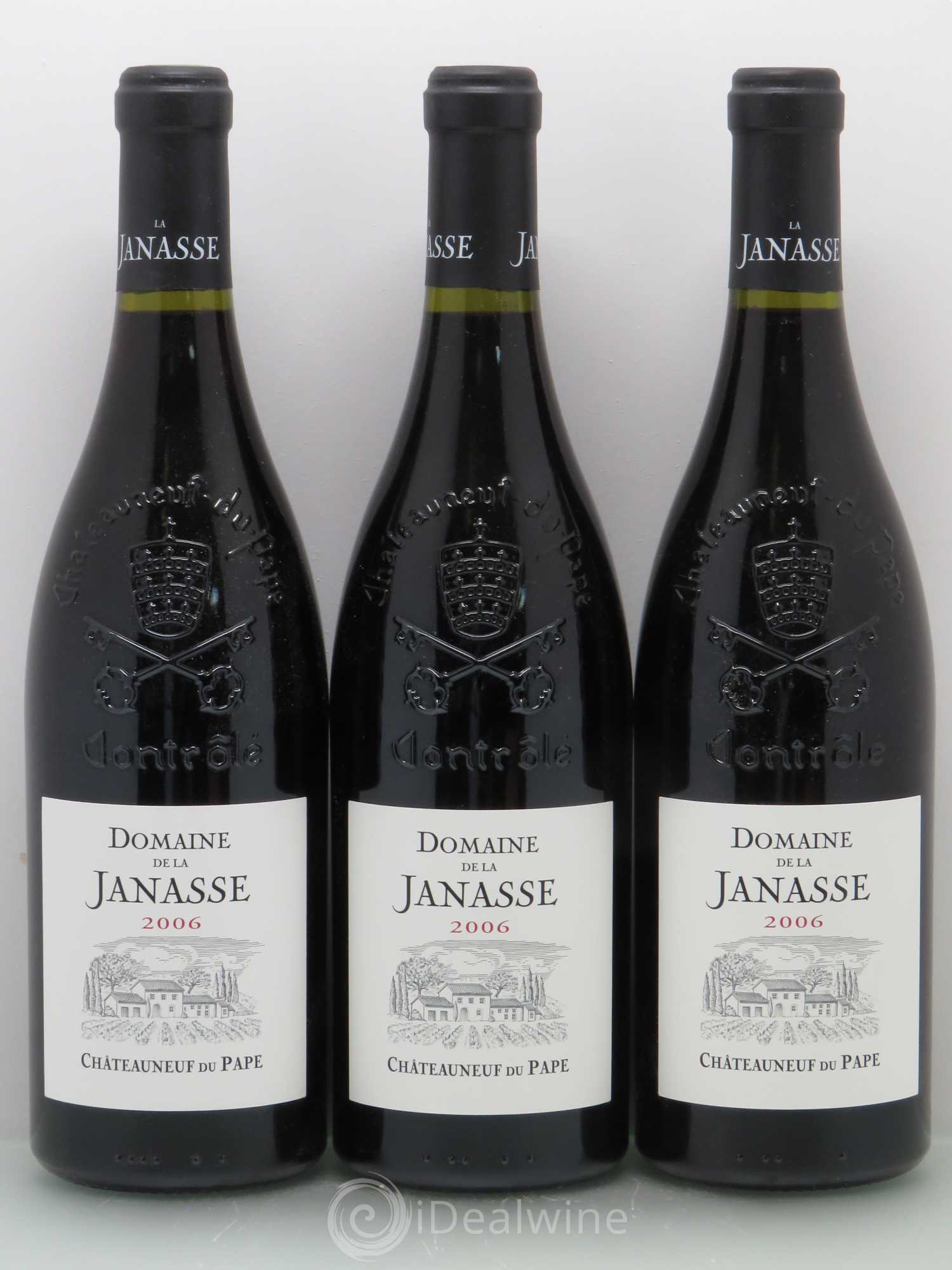 Châteauneuf-du-Pape La Janasse (Domaine de) 2006 - Lot de 3 bouteilles - 0