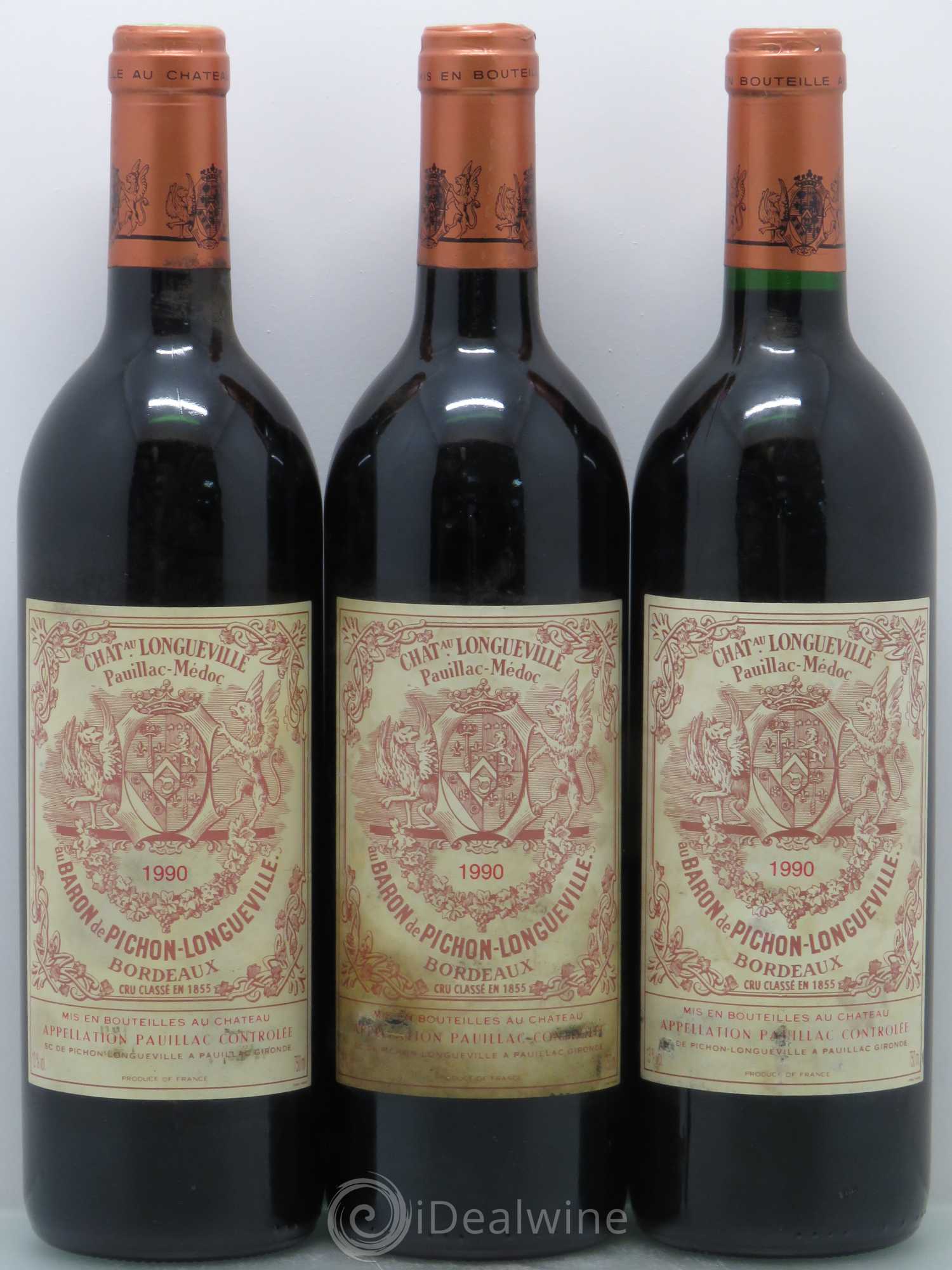 Pichon Longueville Baron 2ème Grand Cru Classé 1990 - Lot de 6 bouteilles - 2