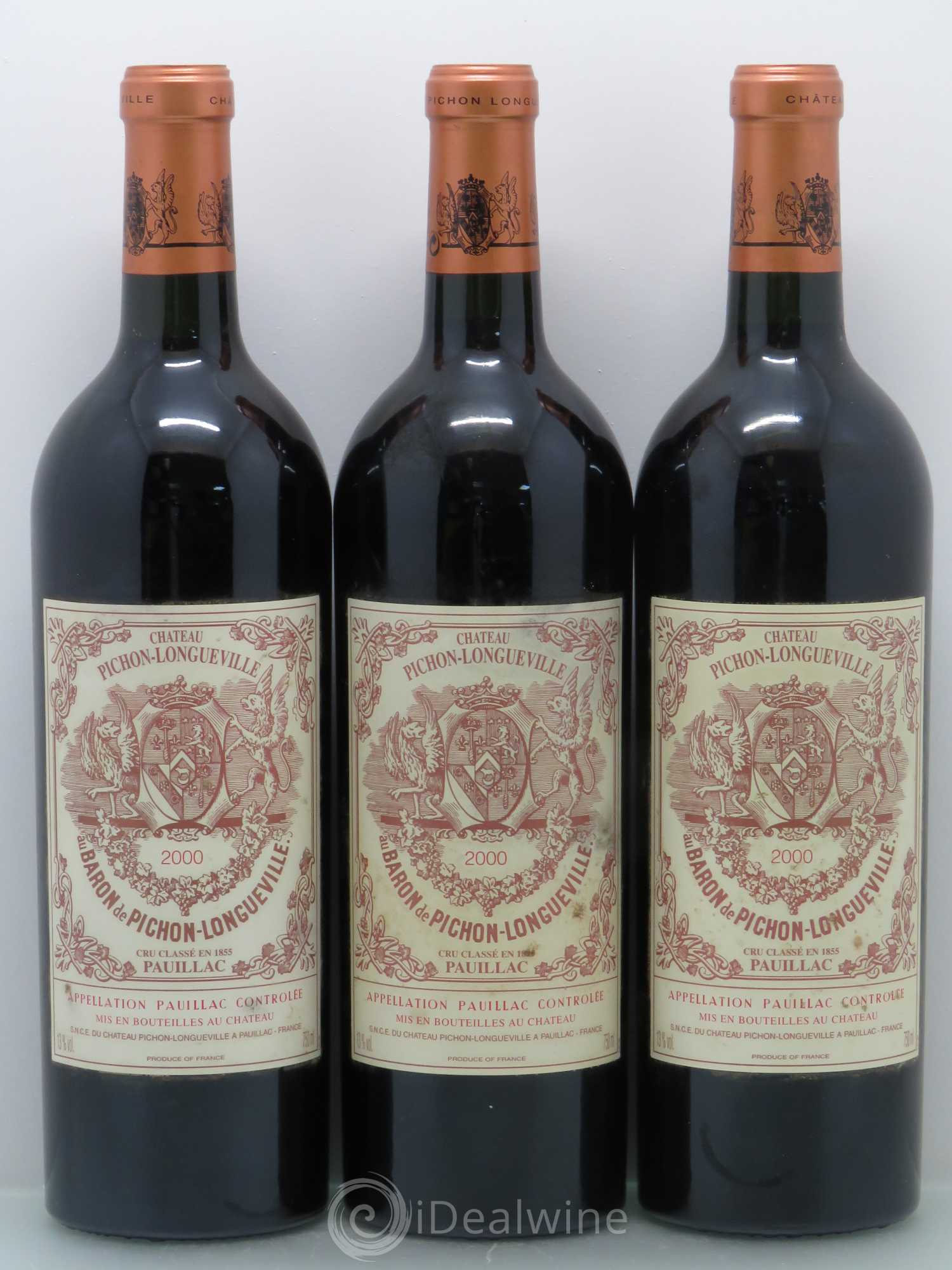 Pichon Longueville Baron 2ème Grand Cru Classé 2000 - Lot de 6 bouteilles - 2