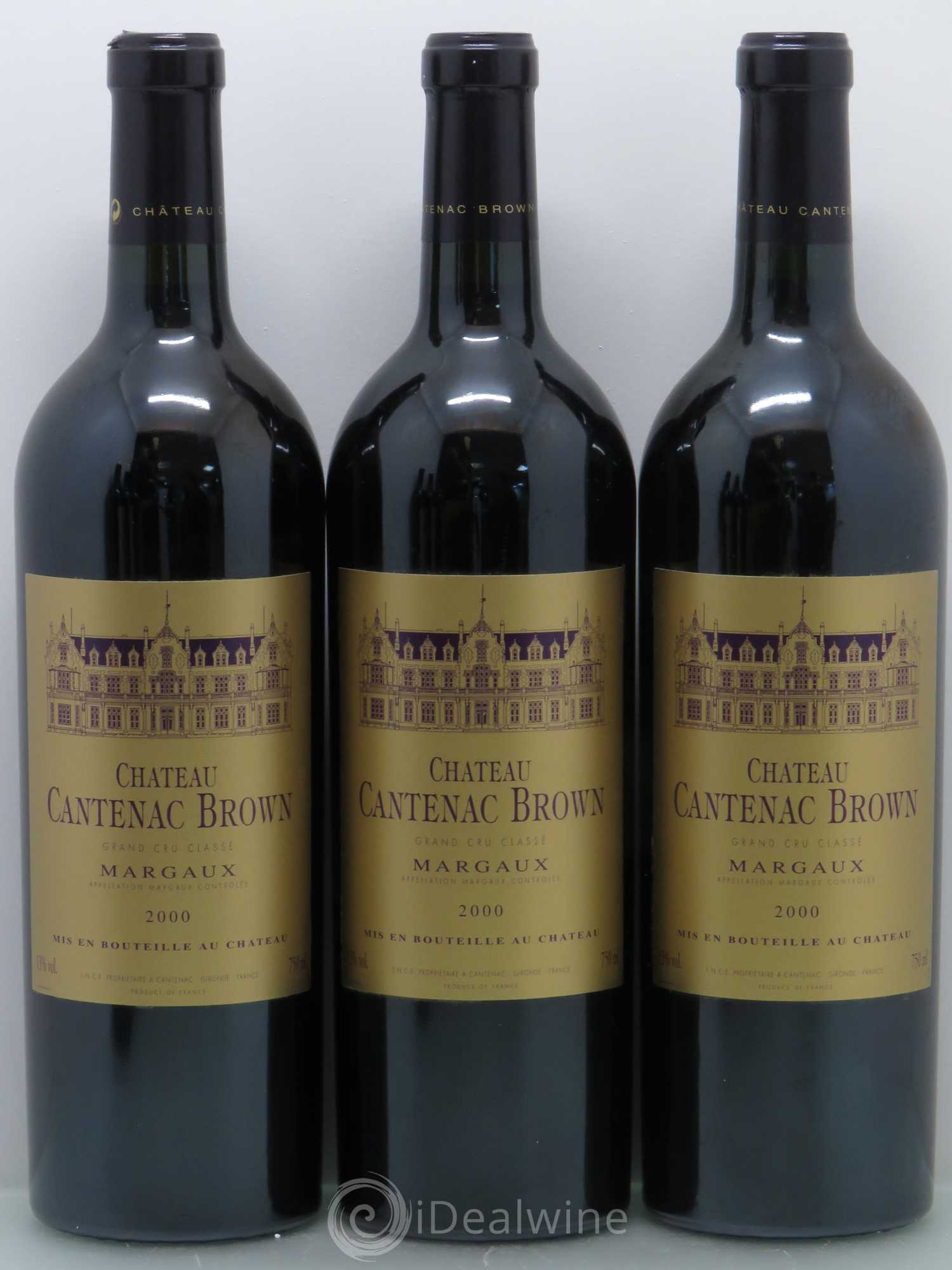 Château Cantenac Brown 3ème Grand Cru Classé 2000 - Lotto di 6 bottiglie - 1