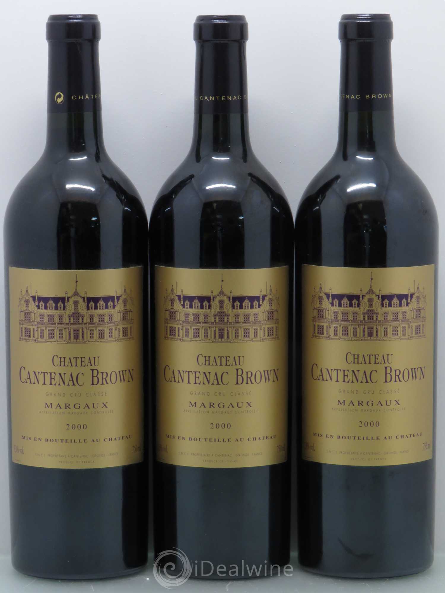 Château Cantenac Brown 3ème Grand Cru Classé 2000 - Lotto di 6 bottiglie - 2