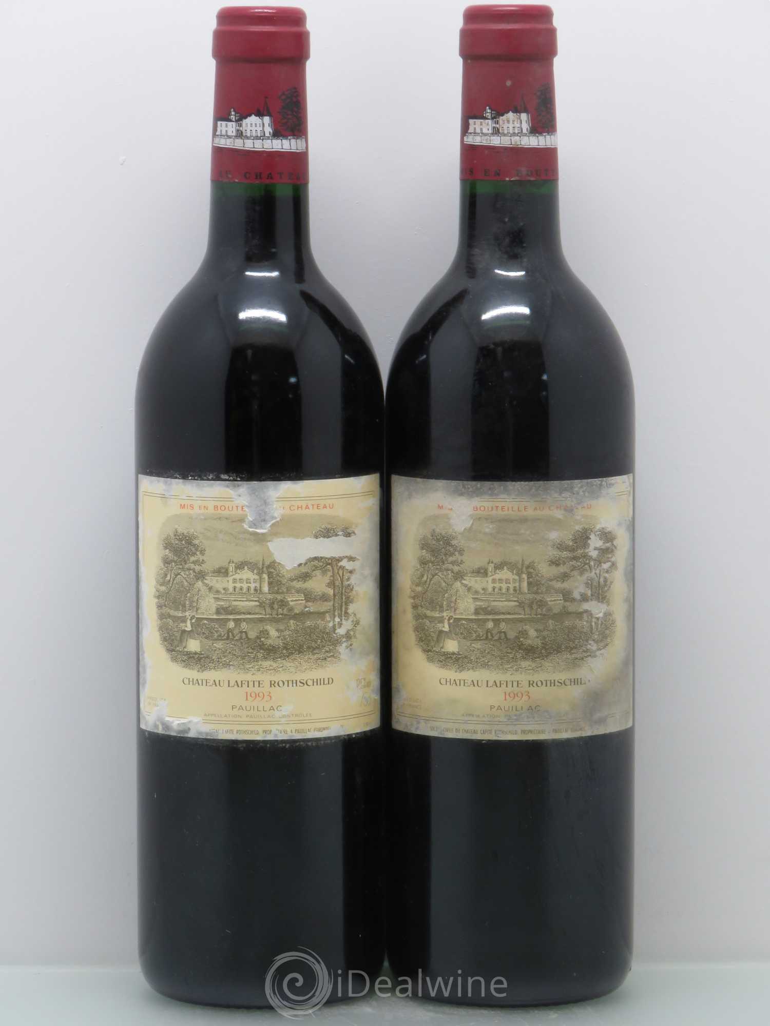 Château Lafite Rothschild 1er Grand Cru Classé 1993 - Lot de 2 bouteilles - 0