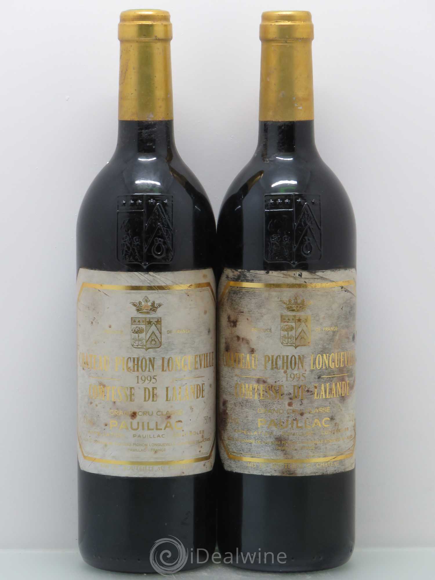 Château Pichon Longueville Comtesse de Lalande 2ème Grand Cru Classé 1995 - Lot de 2 bouteilles - 0