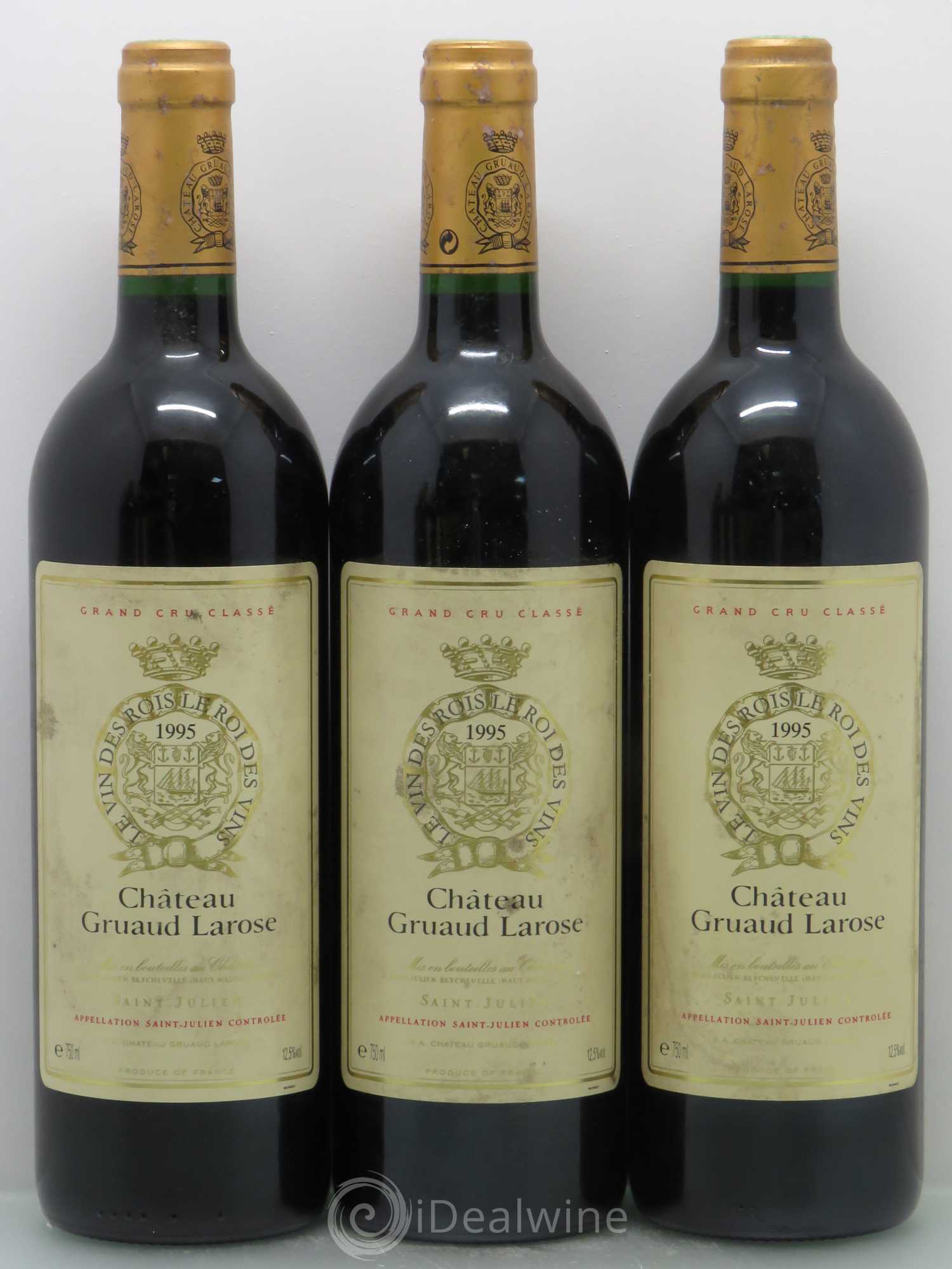Château Gruaud Larose 2ème Grand Cru Classé 1995 - Lot de 5 bouteilles - 1