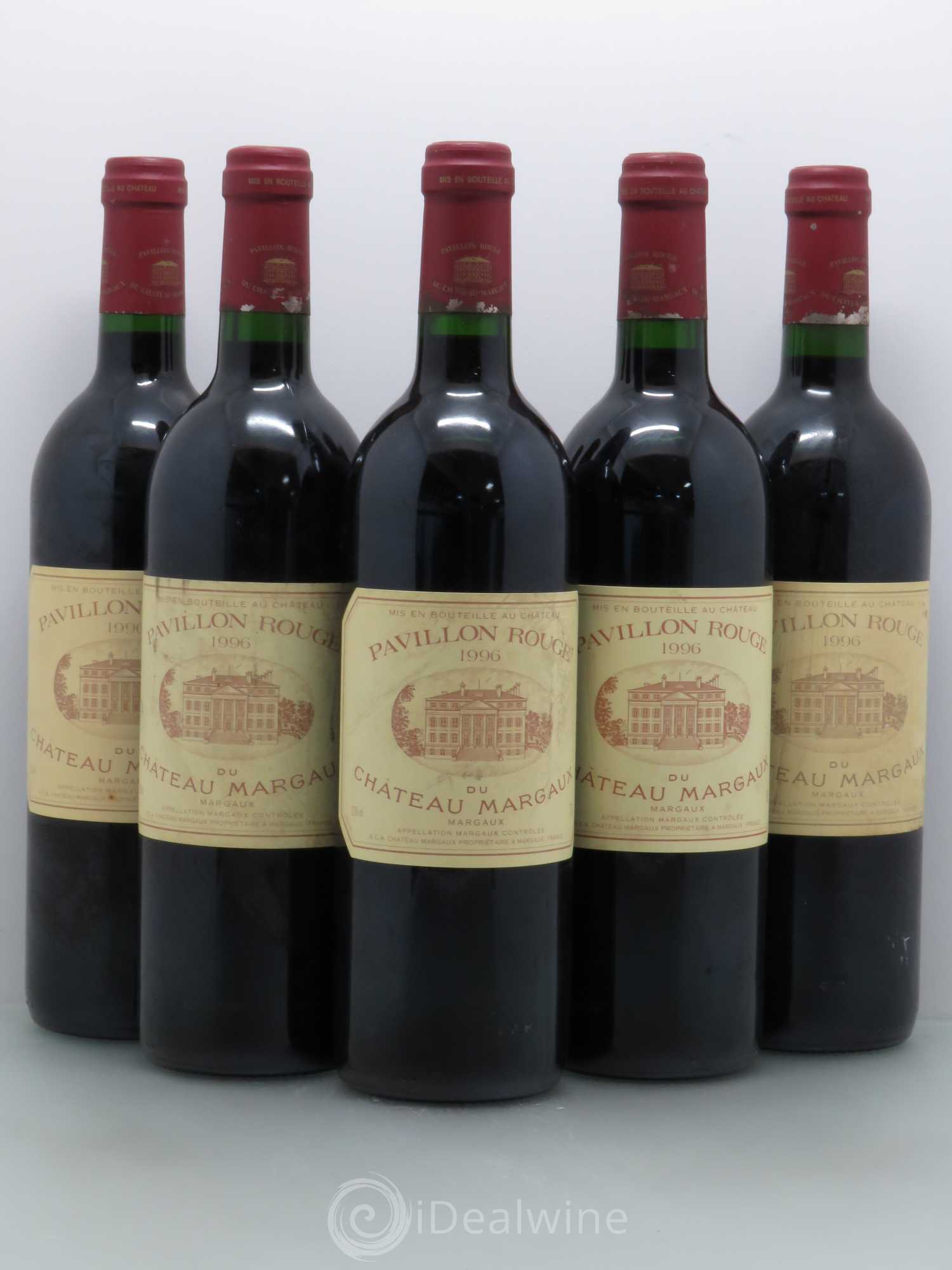 Pavillon Rouge du Château Margaux Second Vin 1996 - Lot de 5 bouteilles - 0