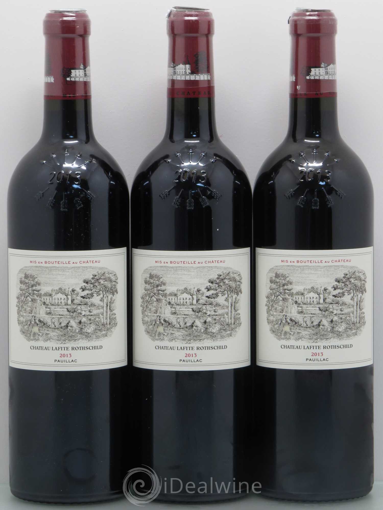 Château Lafite Rothschild 1er Grand Cru Classé 2013 - Lot de 3 bouteilles - 0