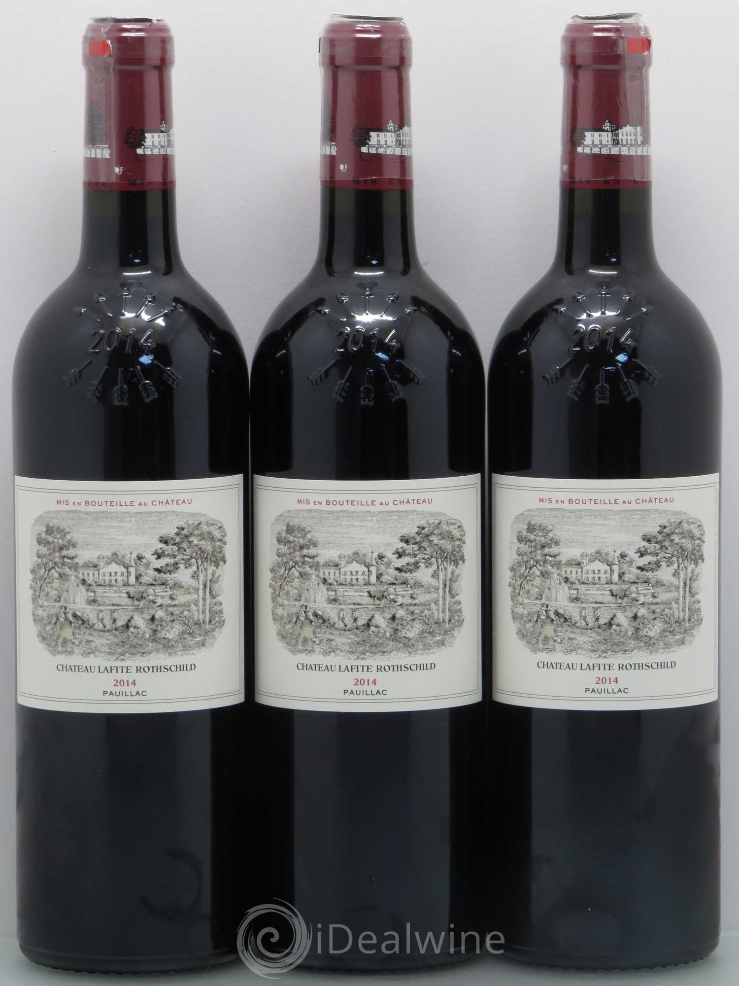 Château Lafite Rothschild 1er Grand Cru Classé 2014 - Lot de 3 bouteilles - 0