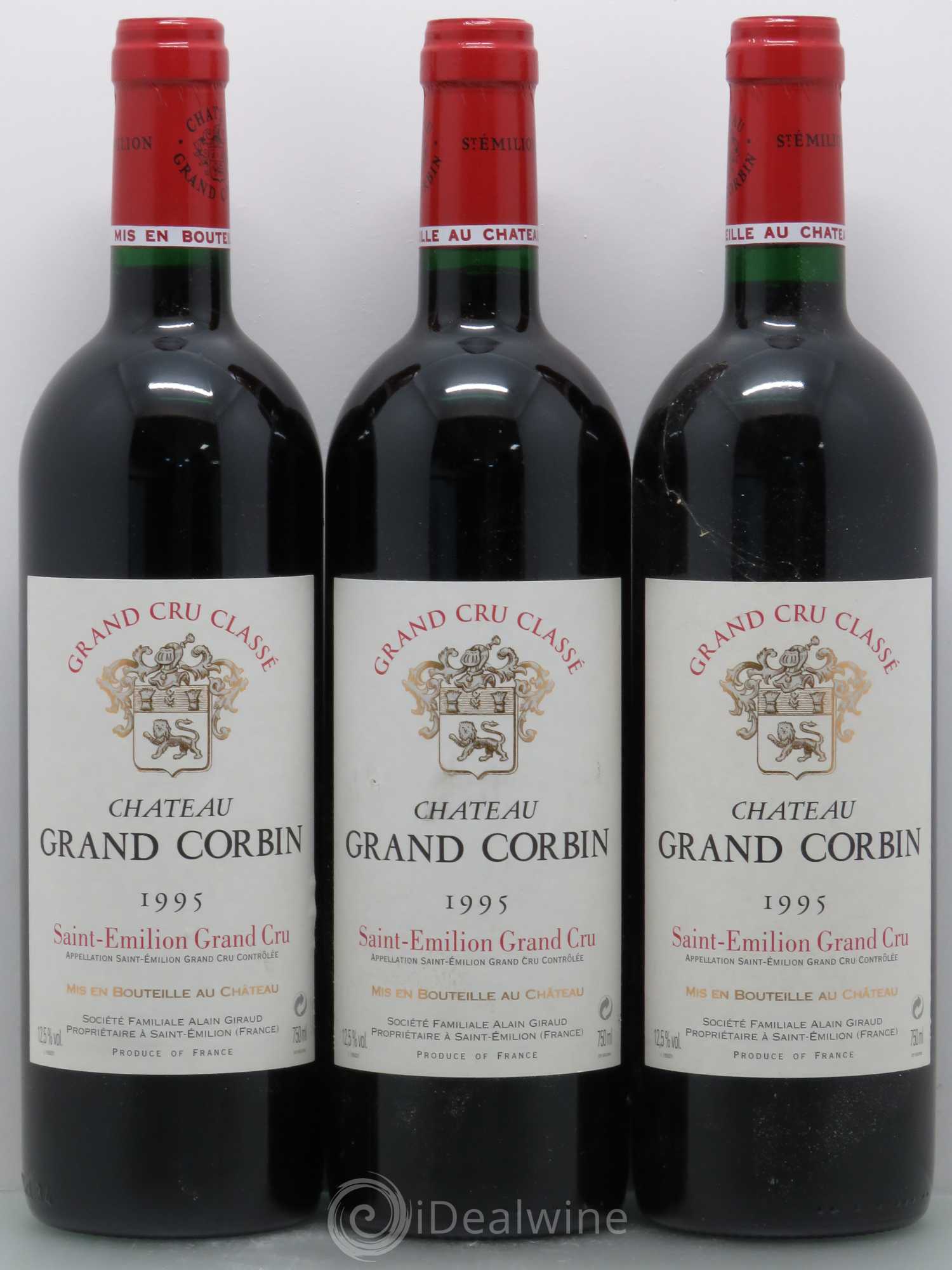 Château Grand Corbin Grand Cru Classé 1995 - Lot de 6 bouteilles - 2
