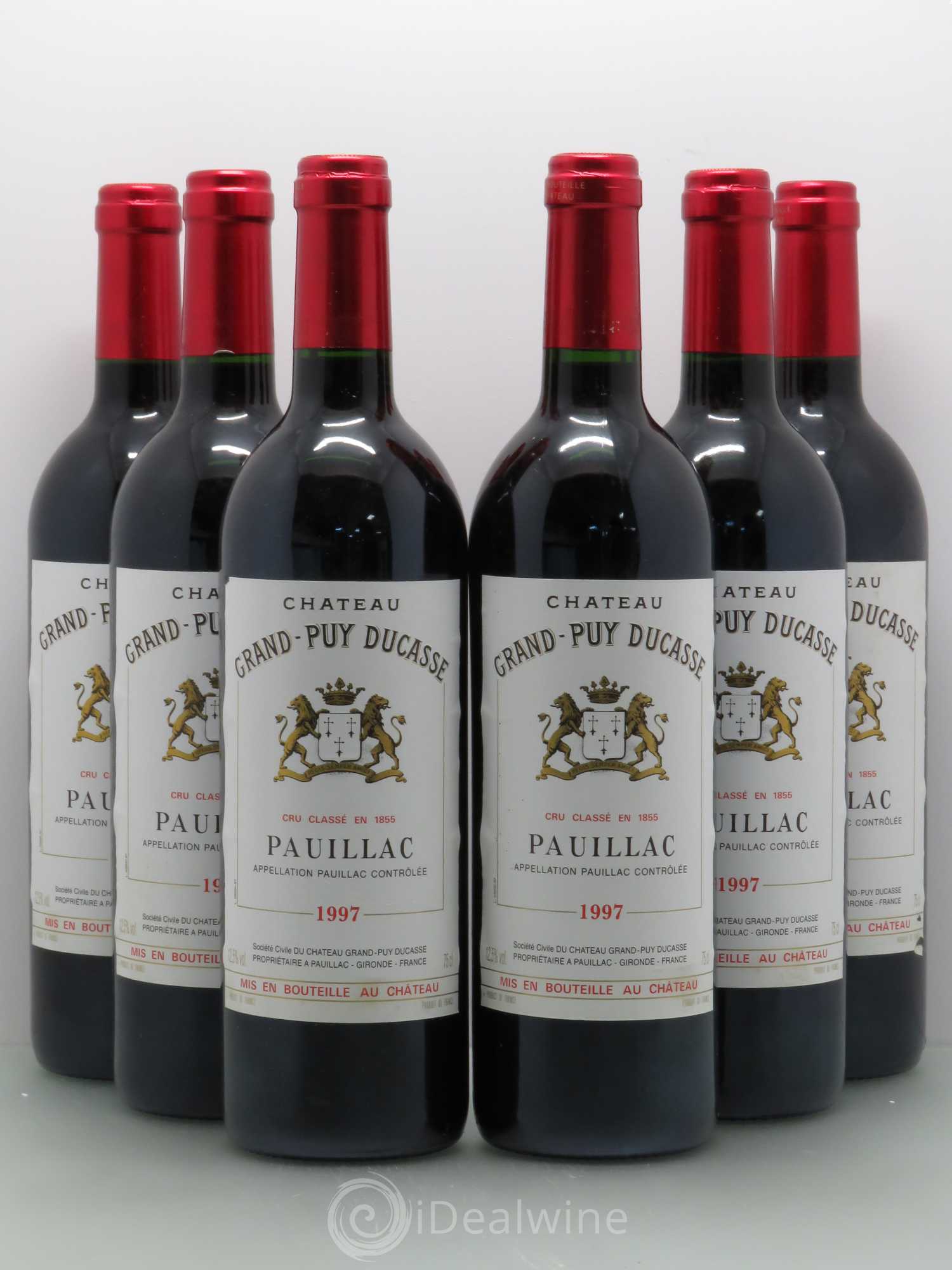 Château Grand Puy Ducasse 5ème Grand Cru Classé 1997 - Lot de 6 bouteilles - 0