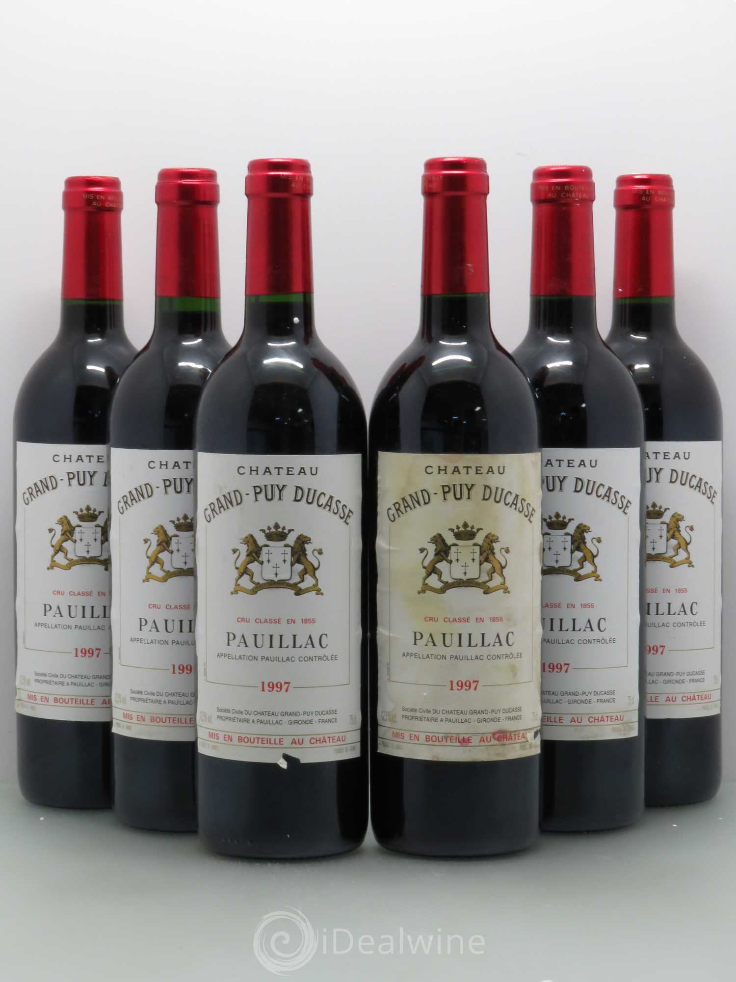 Château Grand Puy Ducasse 5ème Grand Cru Classé 1997 - Lot de 6 bouteilles - 0