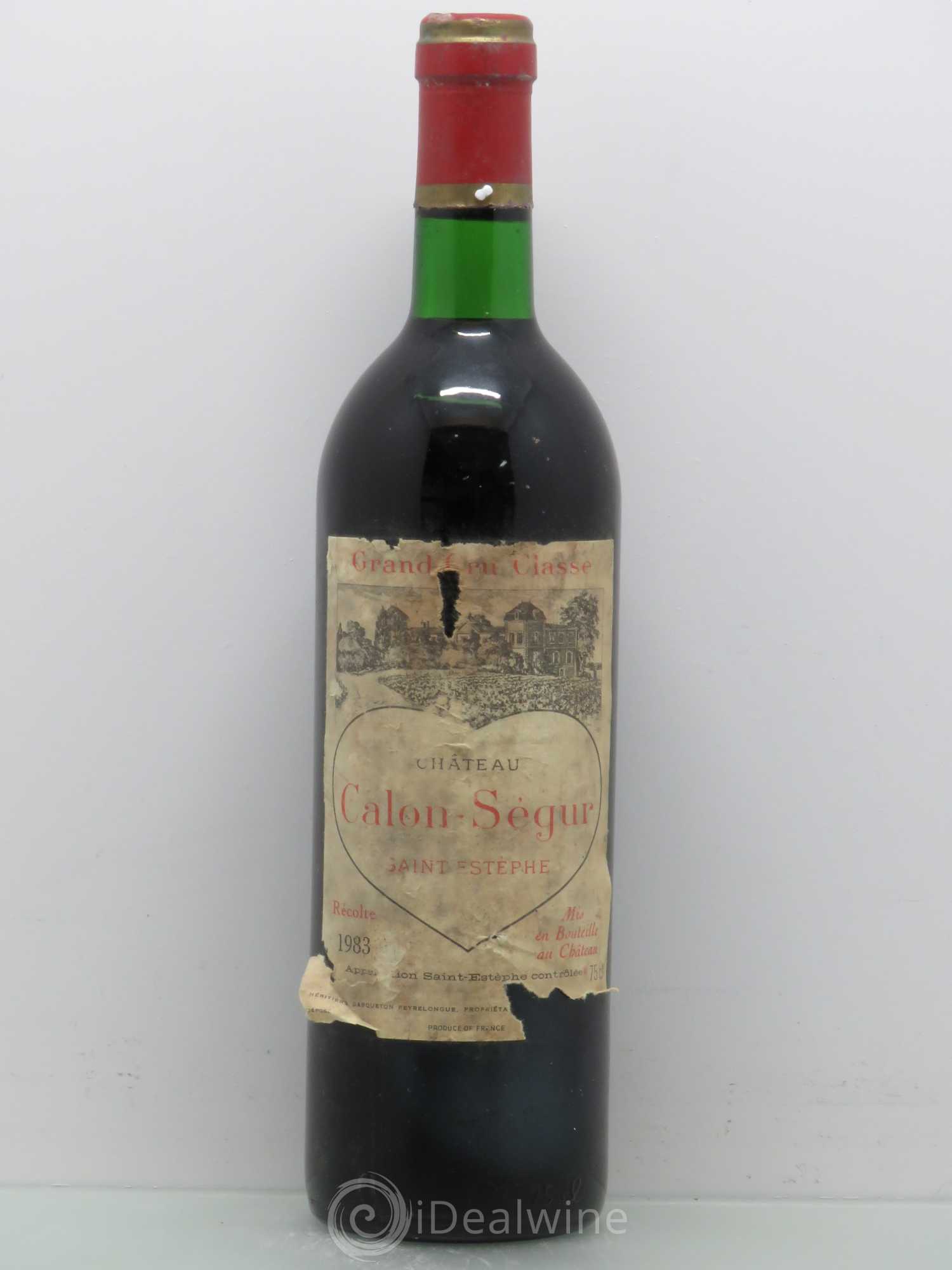 Château Calon Ségur 3ème Grand Cru Classé 1983 - Lot de 1 bouteille - 0