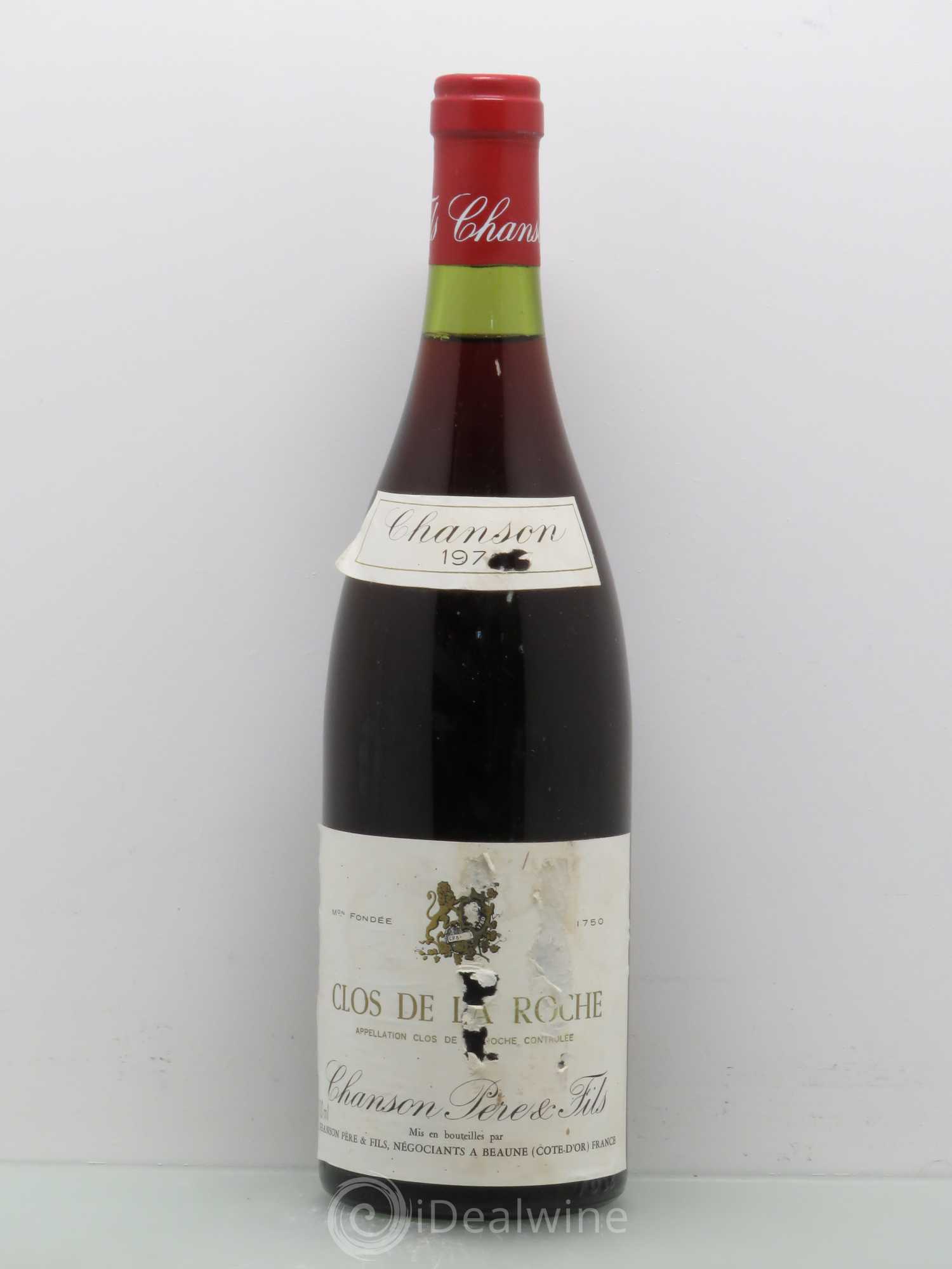 Clos de la Roche Grand Cru Chanson - Lot de 1 bouteille - 0