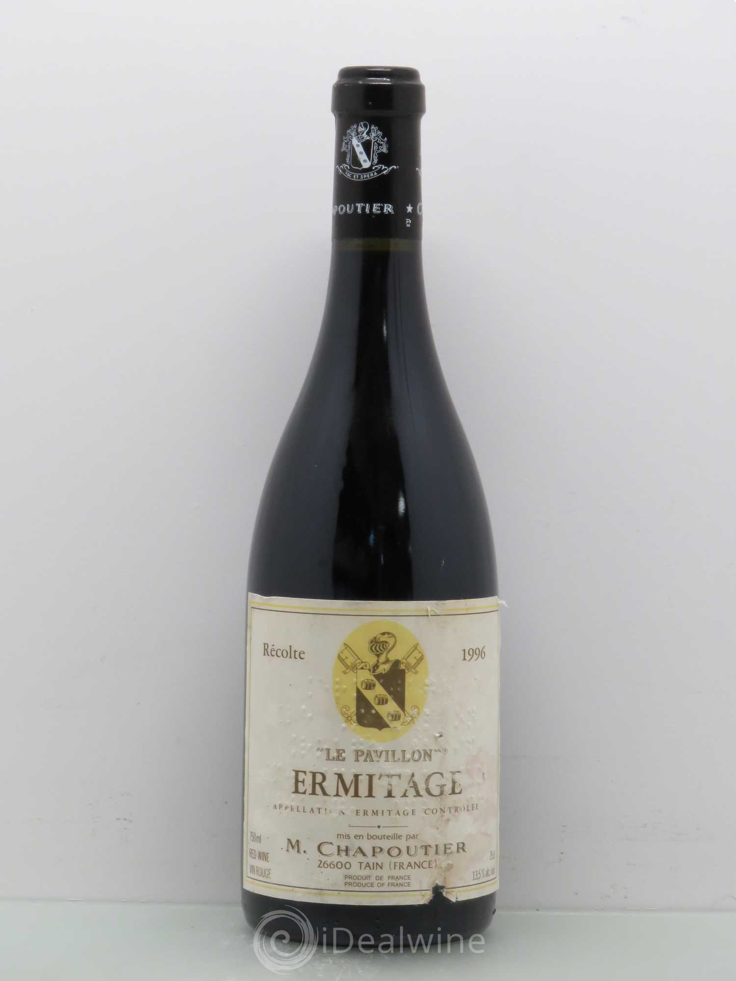 Hermitage Ermitage Le Pavillon Chapoutier 1996 - Lot de 1 bouteille - 0