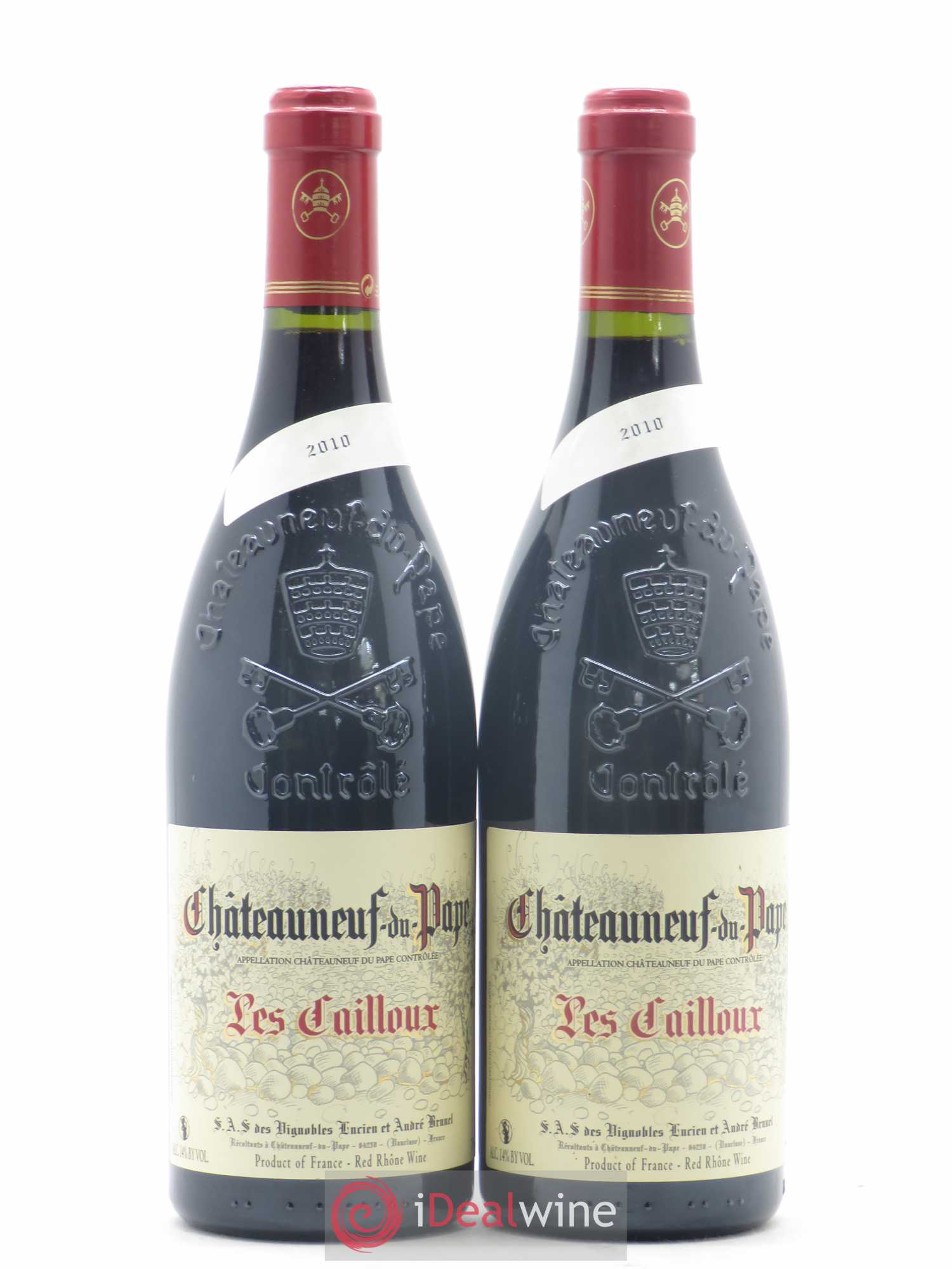 Châteauneuf-du-Pape Les Cailloux André Brunel 2010 - Lot de 2 bouteilles - 0