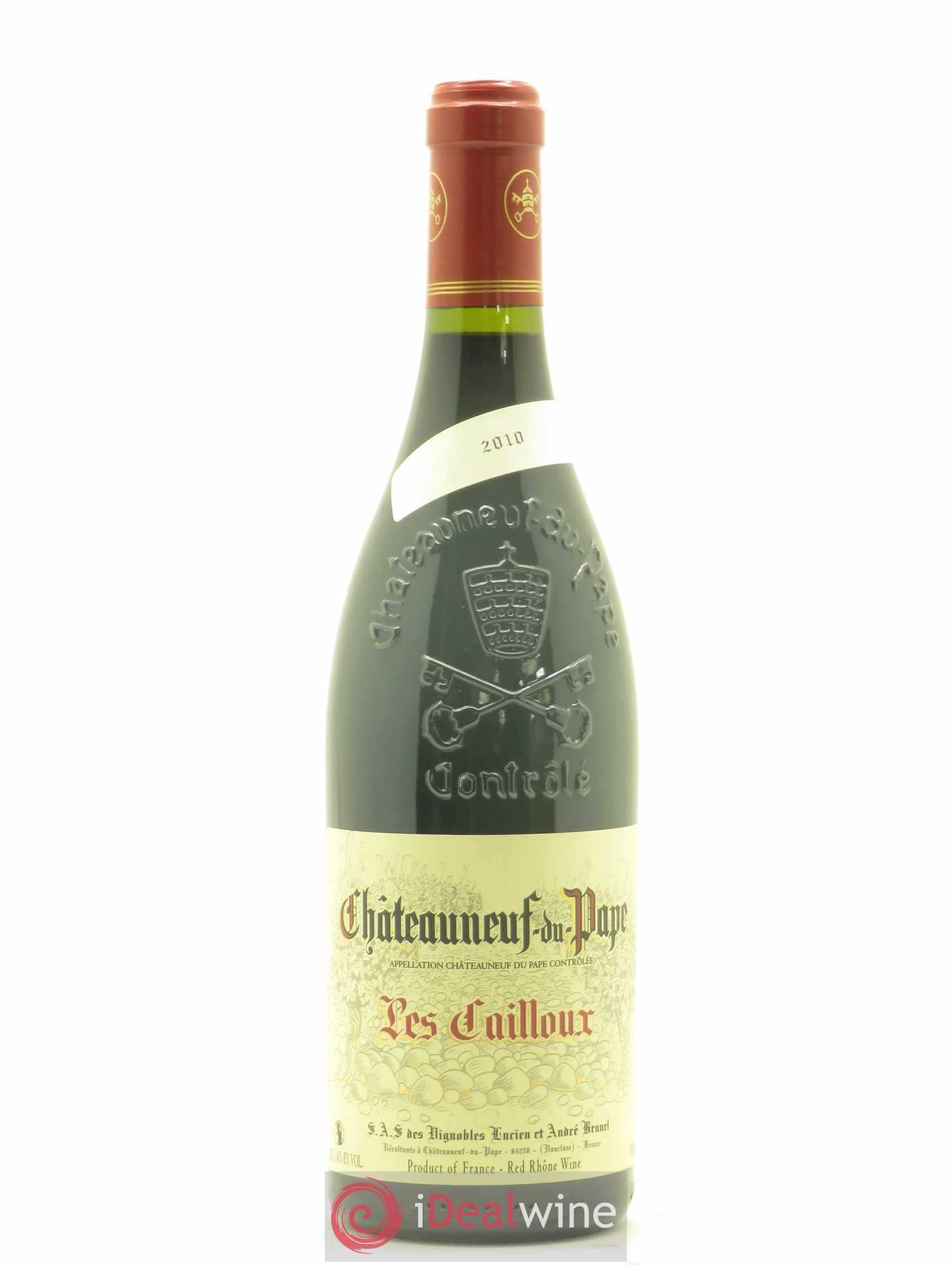 Châteauneuf-du-Pape Les Cailloux André Brunel 2010 - Lot de 1 bouteille - 0