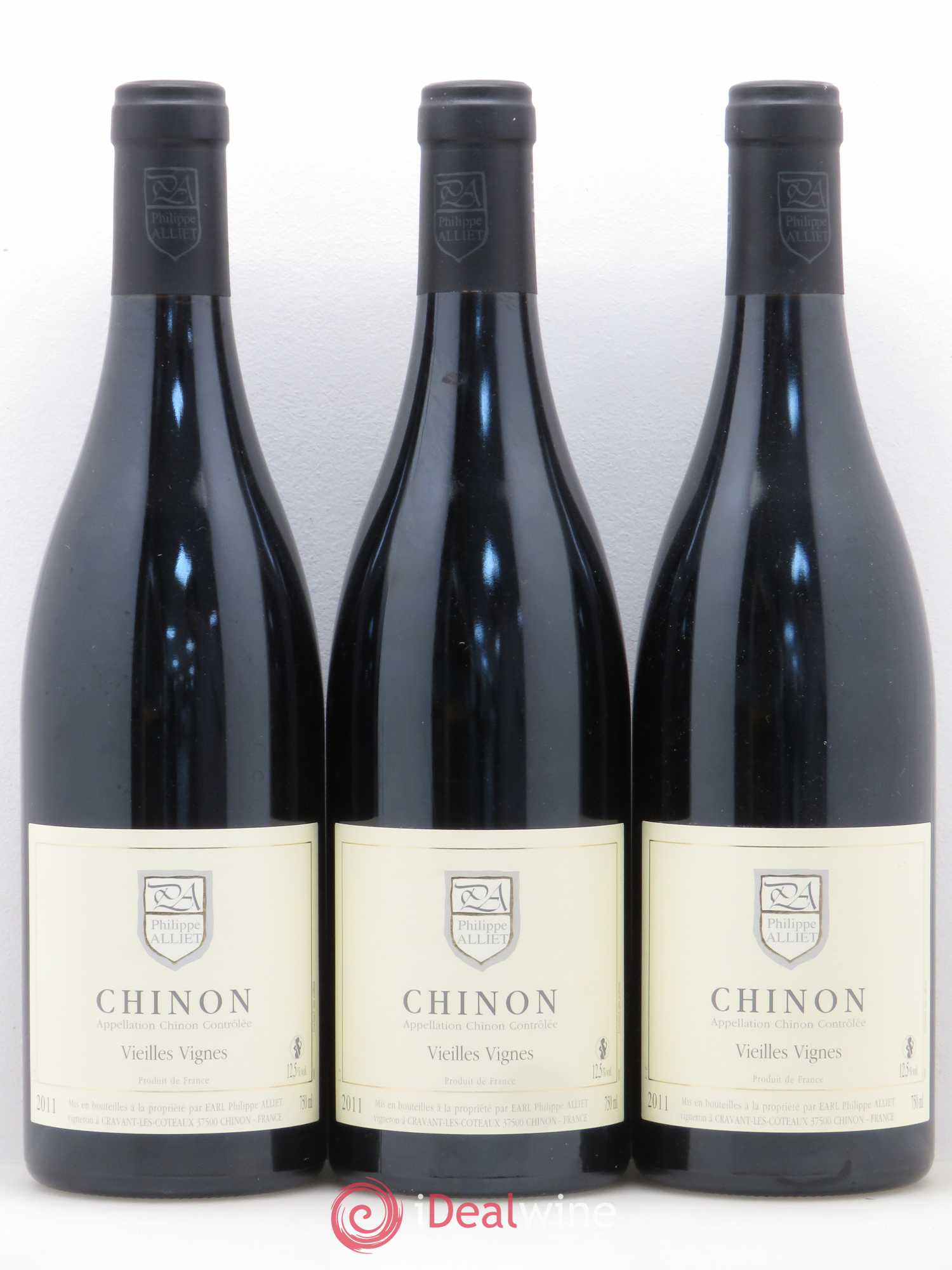 Chinon Vieilles Vignes Philippe Alliet 2011 - Lot de 3 bouteilles - 0