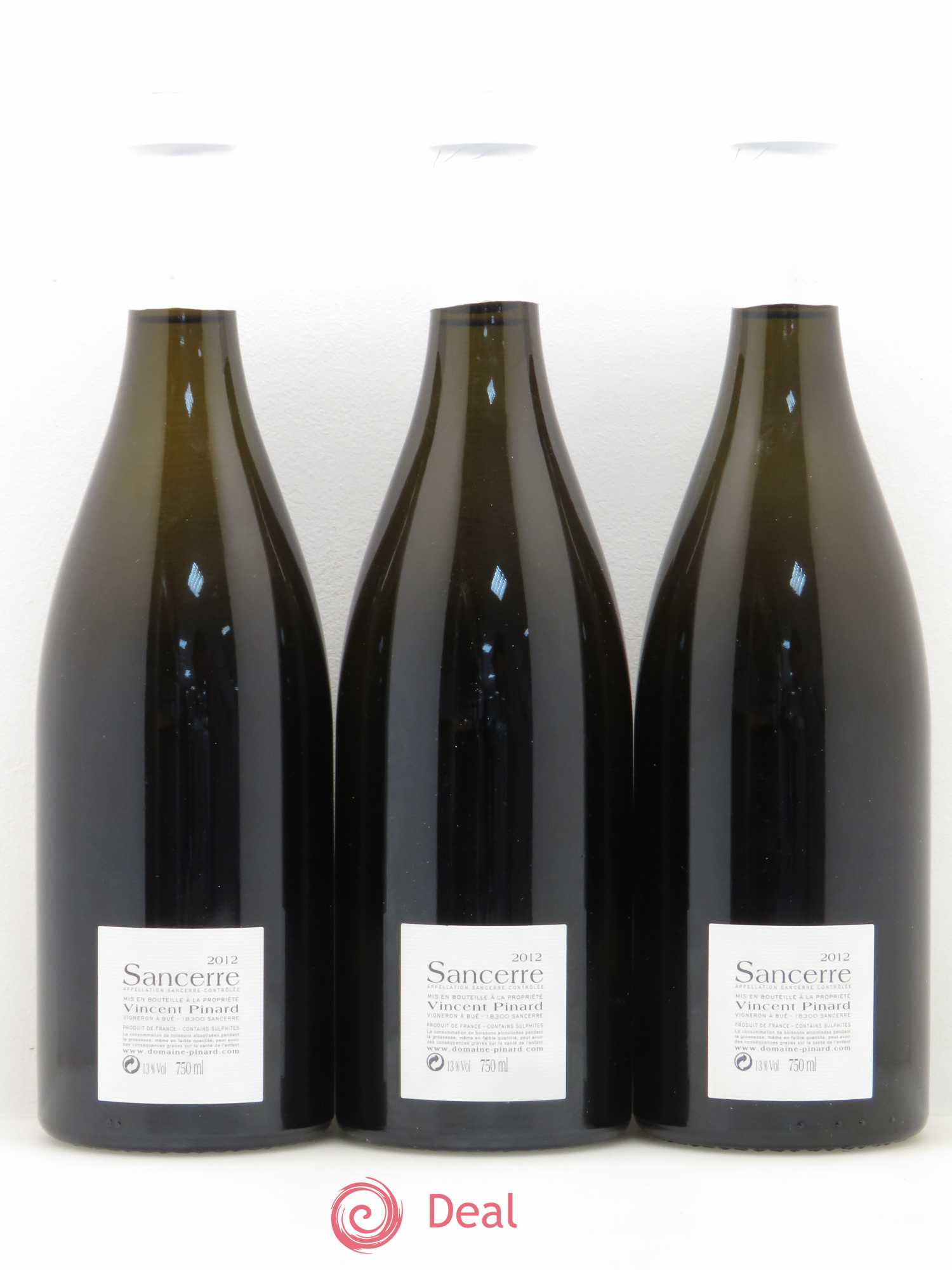 Sancerre Chêne Marchand Vincent Pinard 2012 - Lot de 3 bouteilles - 1