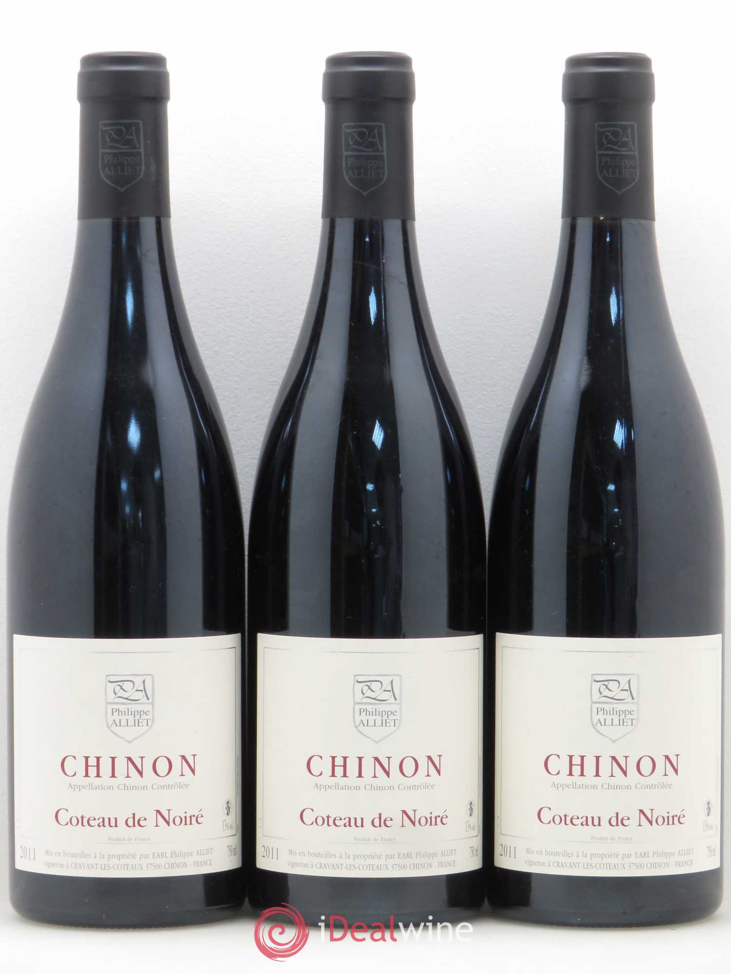 Chinon Coteau de Noiré Philippe Alliet 2011 - Lot de 6 bouteilles - 1