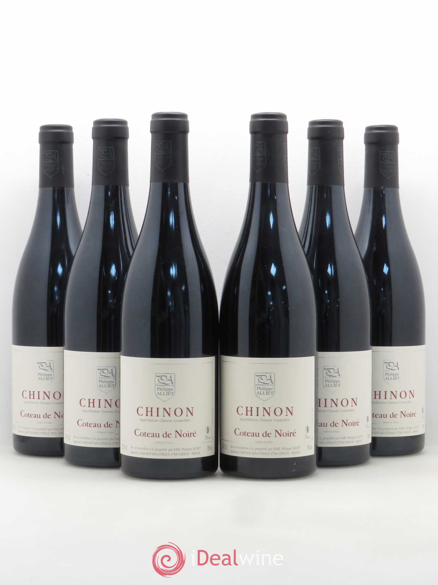 Chinon Coteau de Noiré Philippe Alliet 2011 - Lot de 6 bouteilles - 0