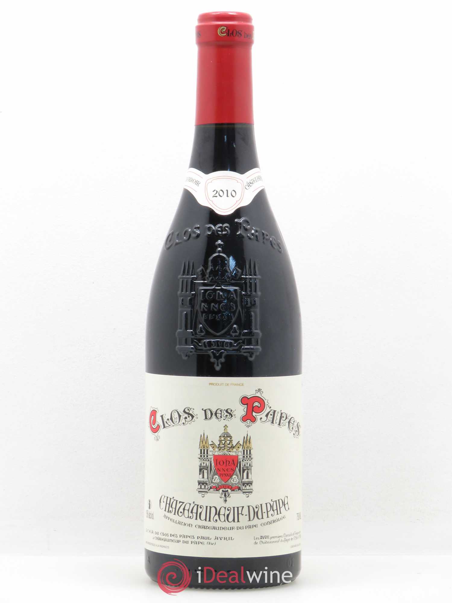 Châteauneuf-du-Pape Clos des Papes - Paul Avril 2010 - Lot de 1 bouteille - 0