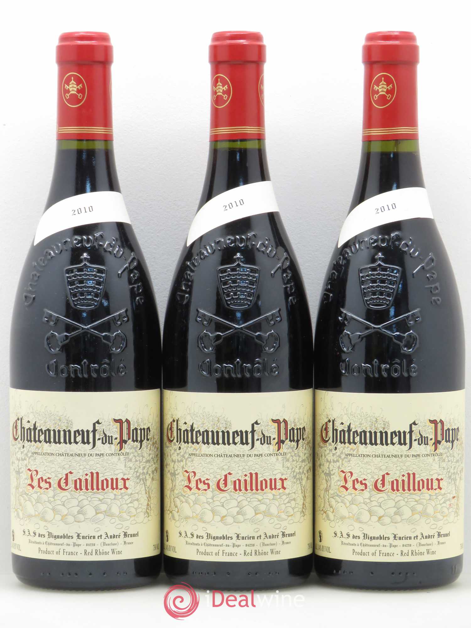 Châteauneuf-du-Pape Les Cailloux André Brunel 2010 - Lot de 6 bouteilles - 1
