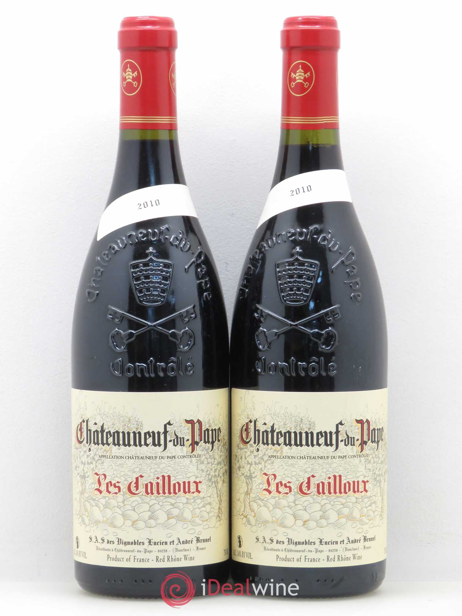 Châteauneuf-du-Pape Les Cailloux André Brunel 2010 - Lot de 2 bouteilles - 0