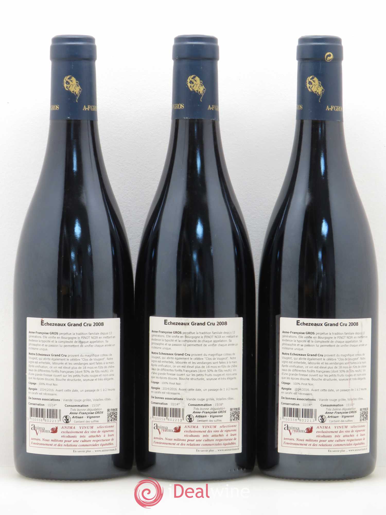 Buy Echezeaux Grand Cru A.-F. Gros 2008 (lot: B2126709-5168)
