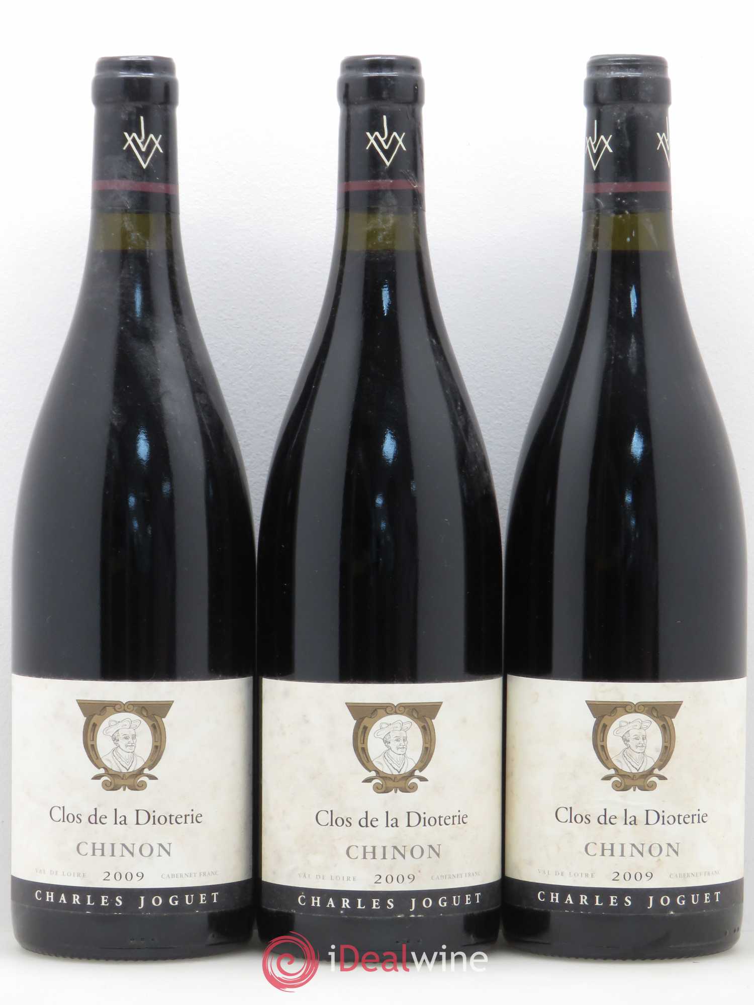 Chinon Clos de La Dioterie Charles Joguet 2009 - Lot de 3 bouteilles - 0