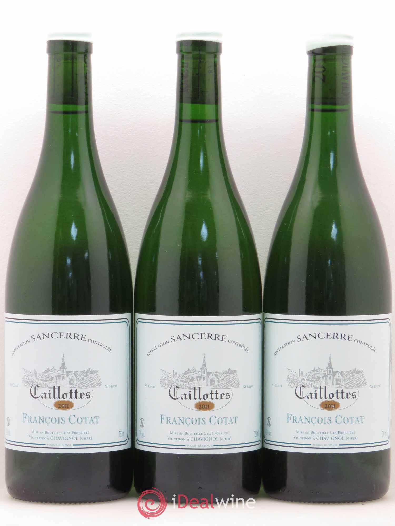 Sancerre Les Caillottes François Cotat 2011 - Posten von 3 Flaschen - 0