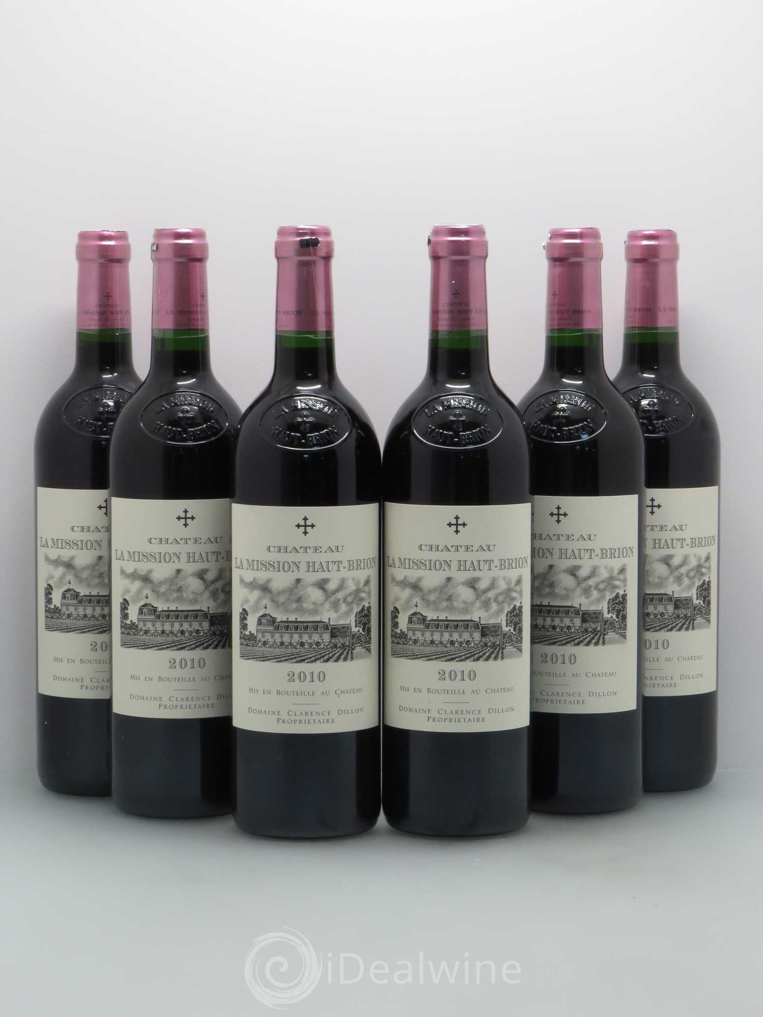 Château la Mission Haut-Brion Cru Classé de Graves 2010 - Lot de 6 bouteilles - 0