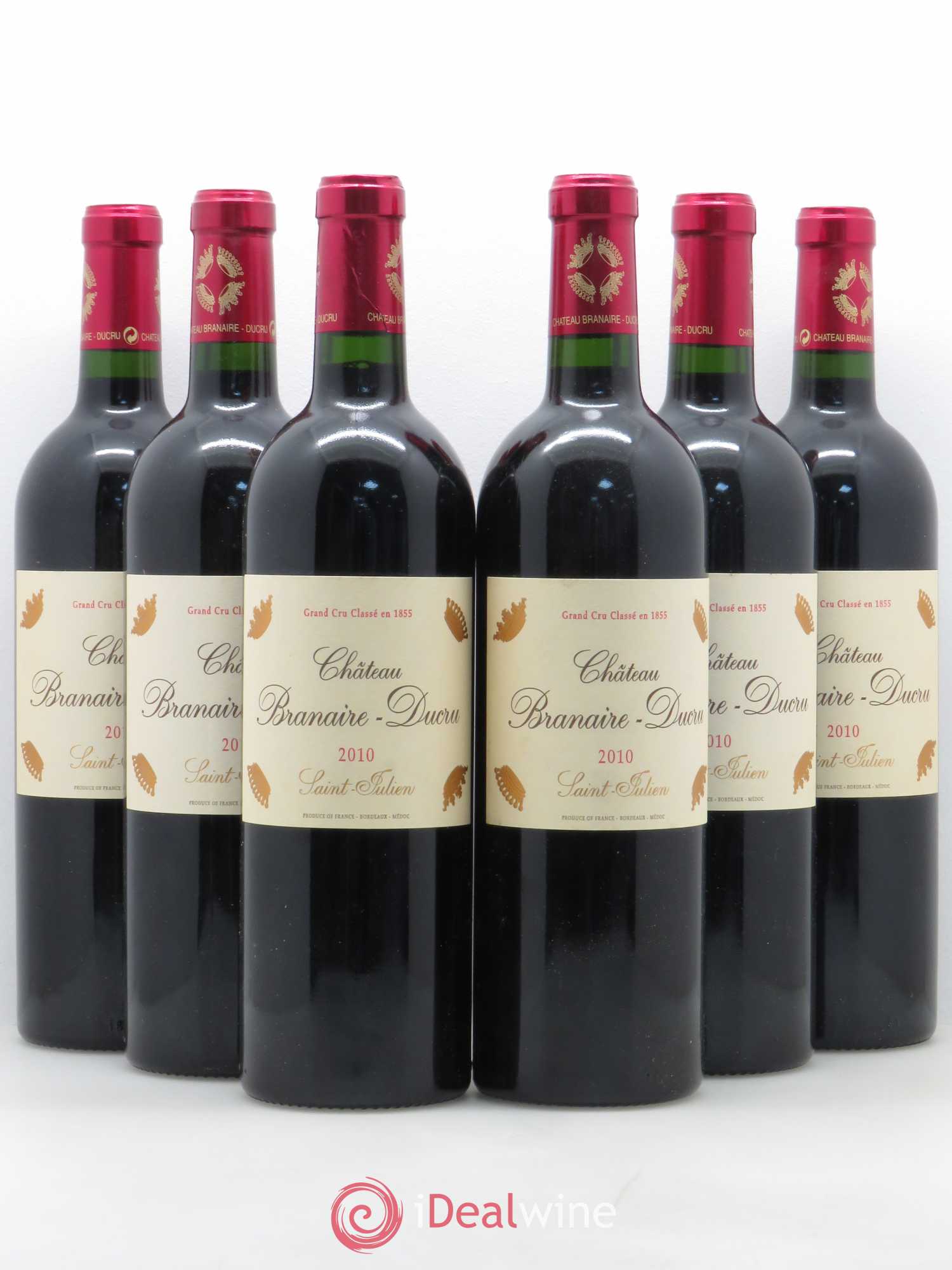 Château Branaire Ducru 4ème Grand Cru Classé 2010 - Lot de 6 bouteilles - 0