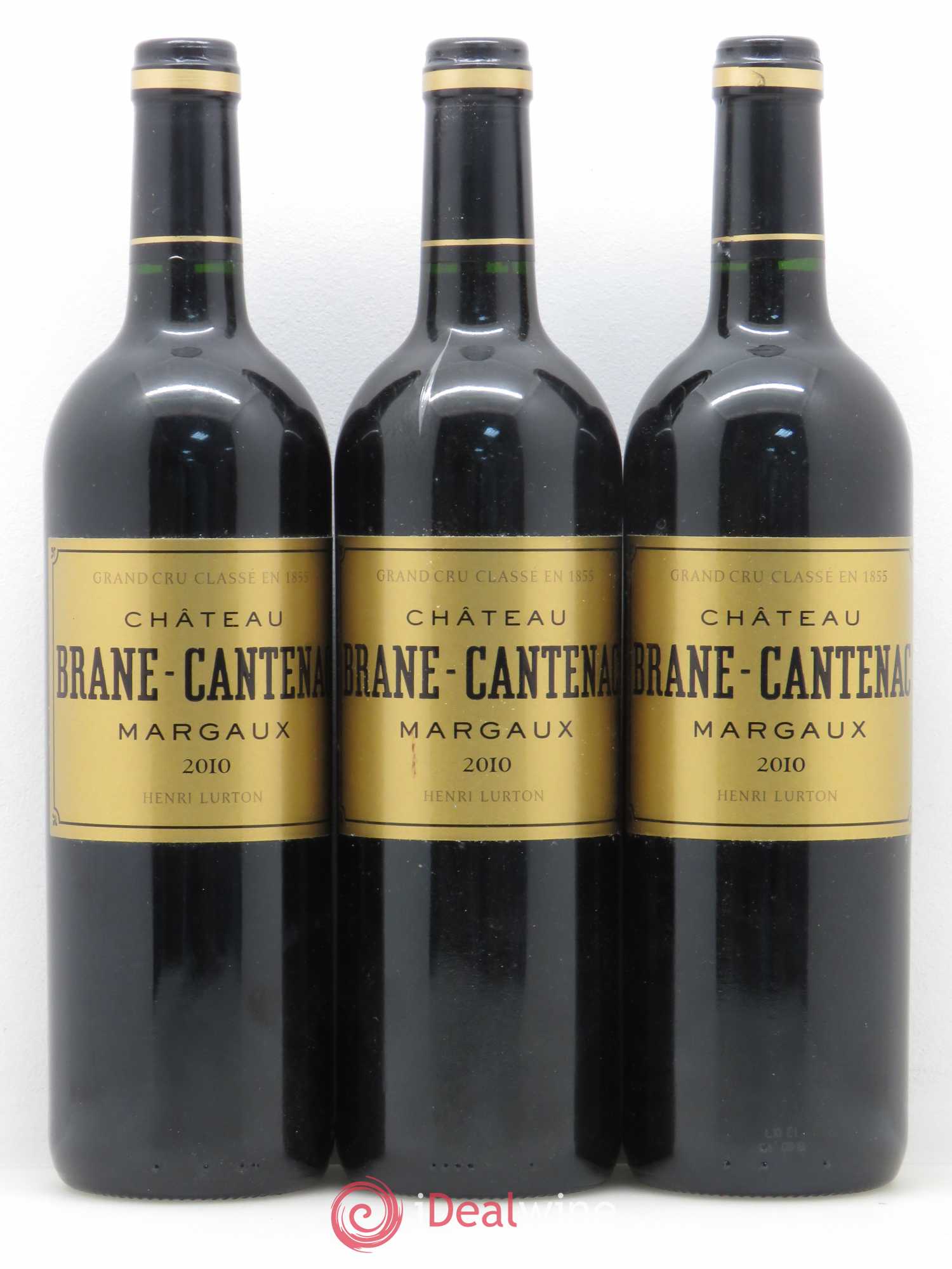 Château Brane Cantenac 2ème Grand Cru Classé 2010 - Lot de 3 bouteilles - 0