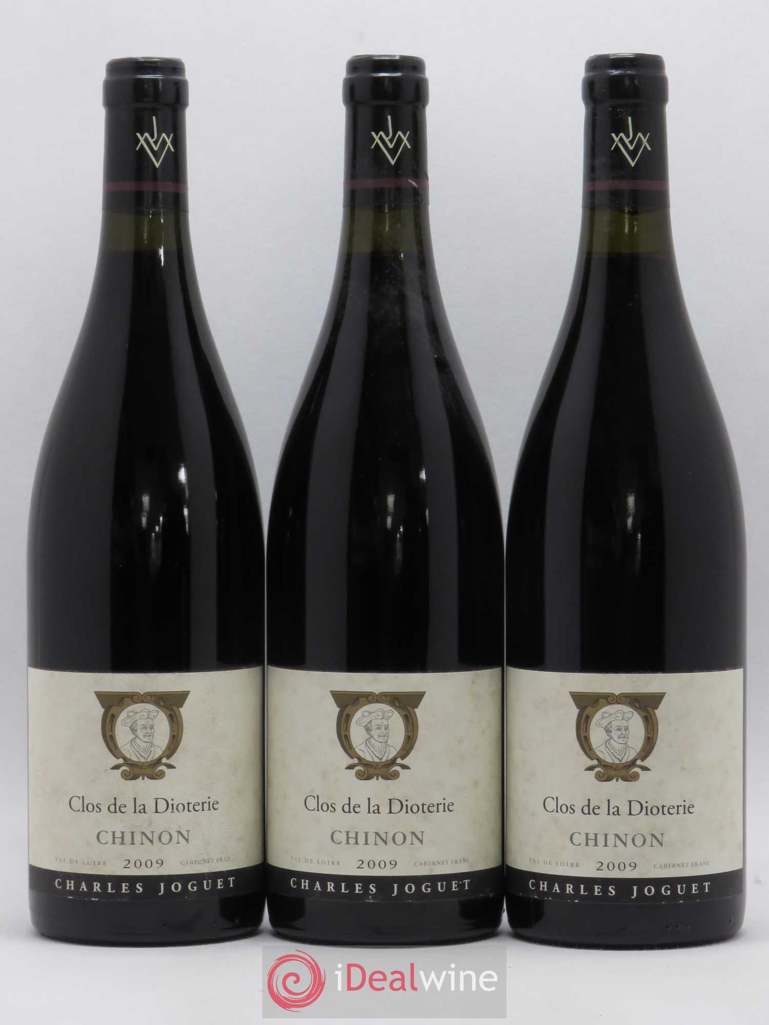 Chinon Clos de La Dioterie Charles Joguet (sans prix de réserve) 2009 - Lot de 3 bouteilles - 0