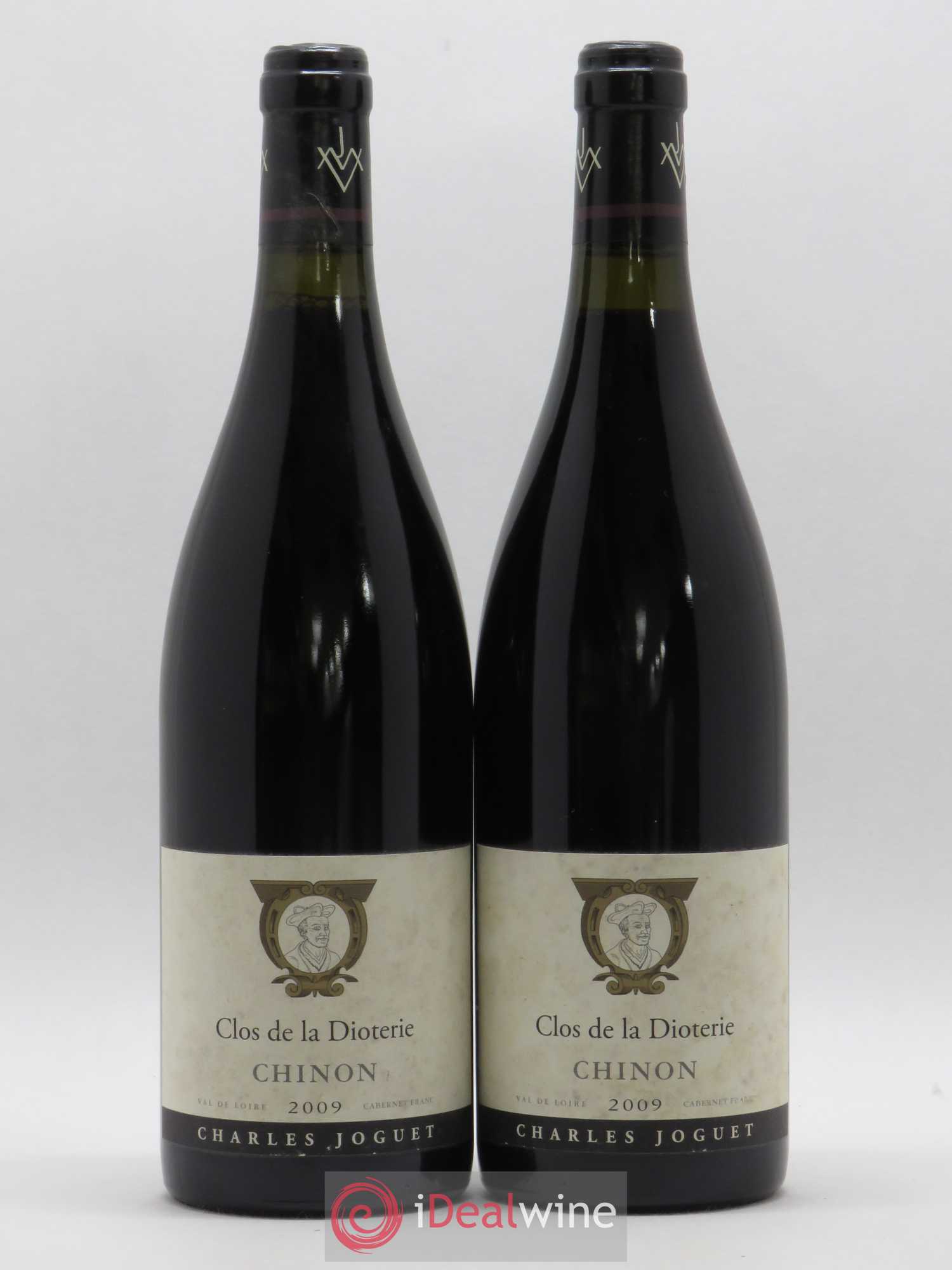 Chinon Clos de La Dioterie Charles Joguet (sans prix de réserve) 2009 - Lot de 2 bouteilles - 0
