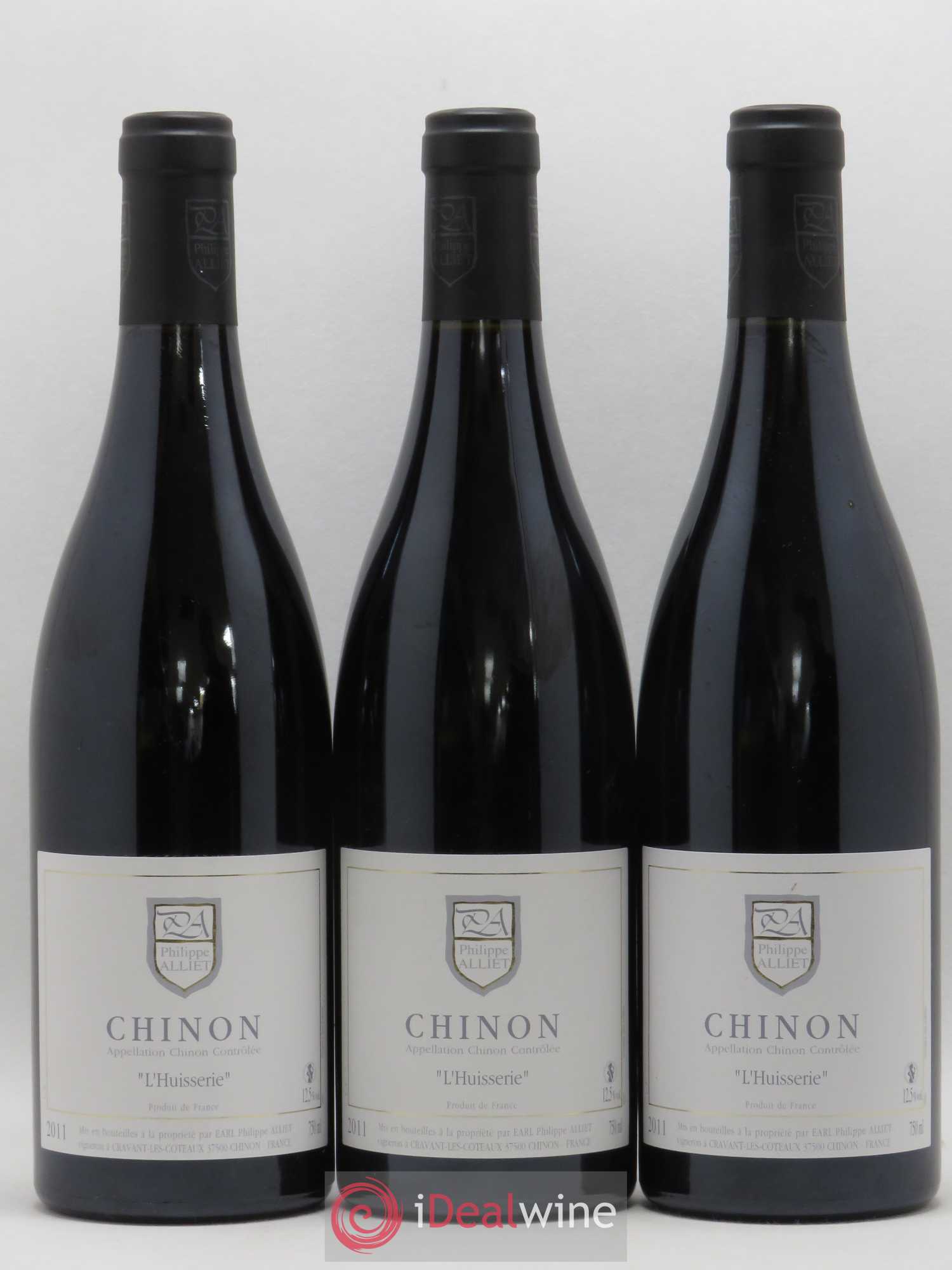 Chinon L'Huisserie Philippe Alliet 2011 - Lot de 3 bouteilles - 0