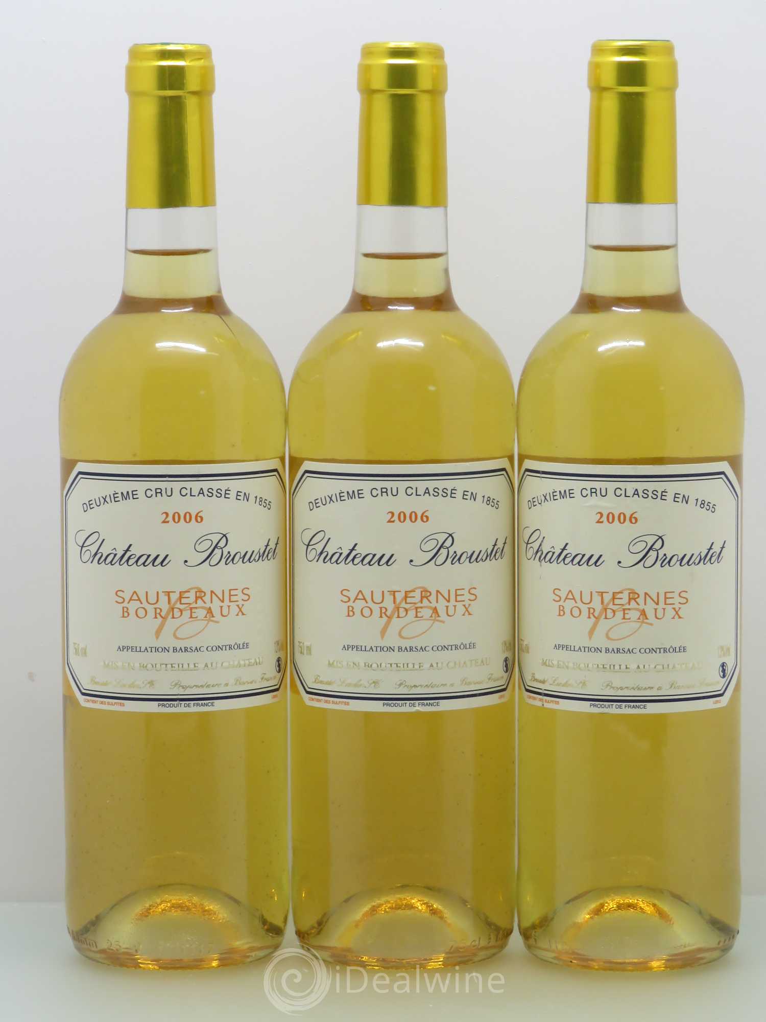 Château Broustet 2ème Grand Cru Classé 2006 - Lot de 6 bouteilles - 2