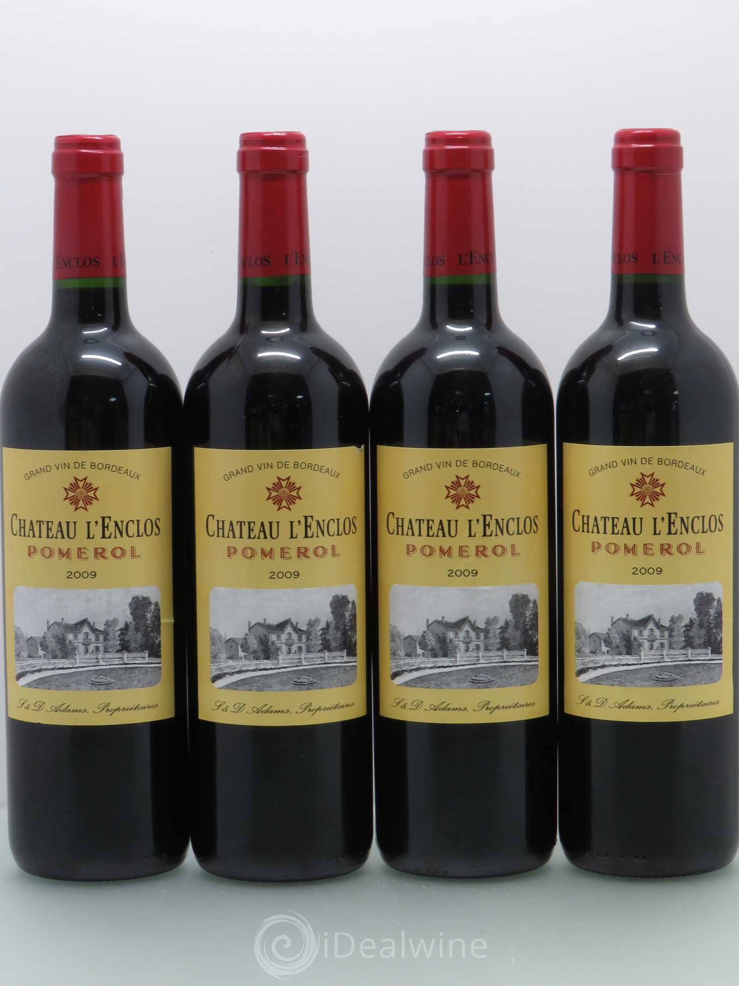 Château l' Enclos 2009 - Lot de 4 bouteilles - 0
