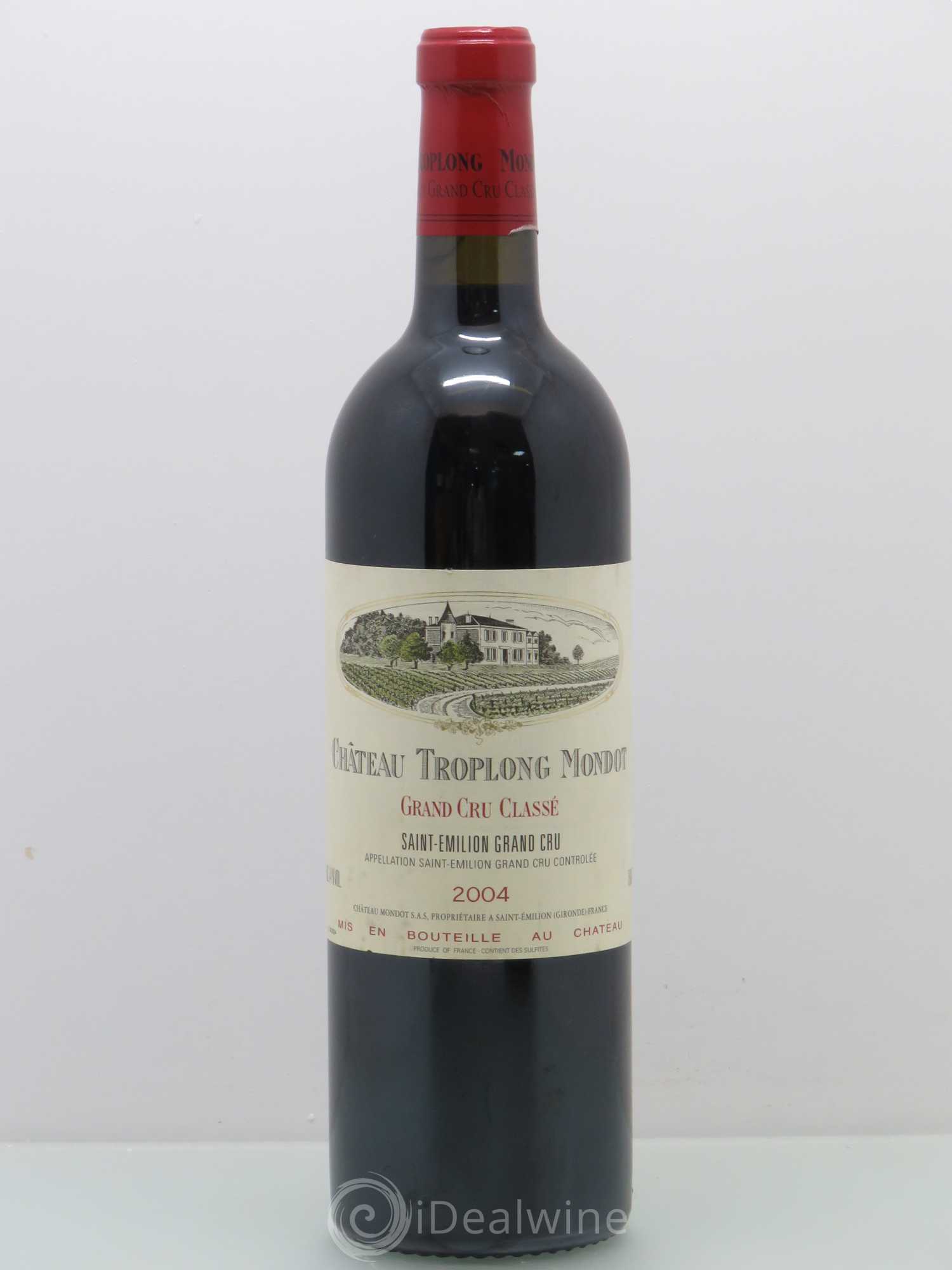 Château Troplong Mondot 1er Grand Cru Classé B 2004 - Lot de 1 bouteille - 0